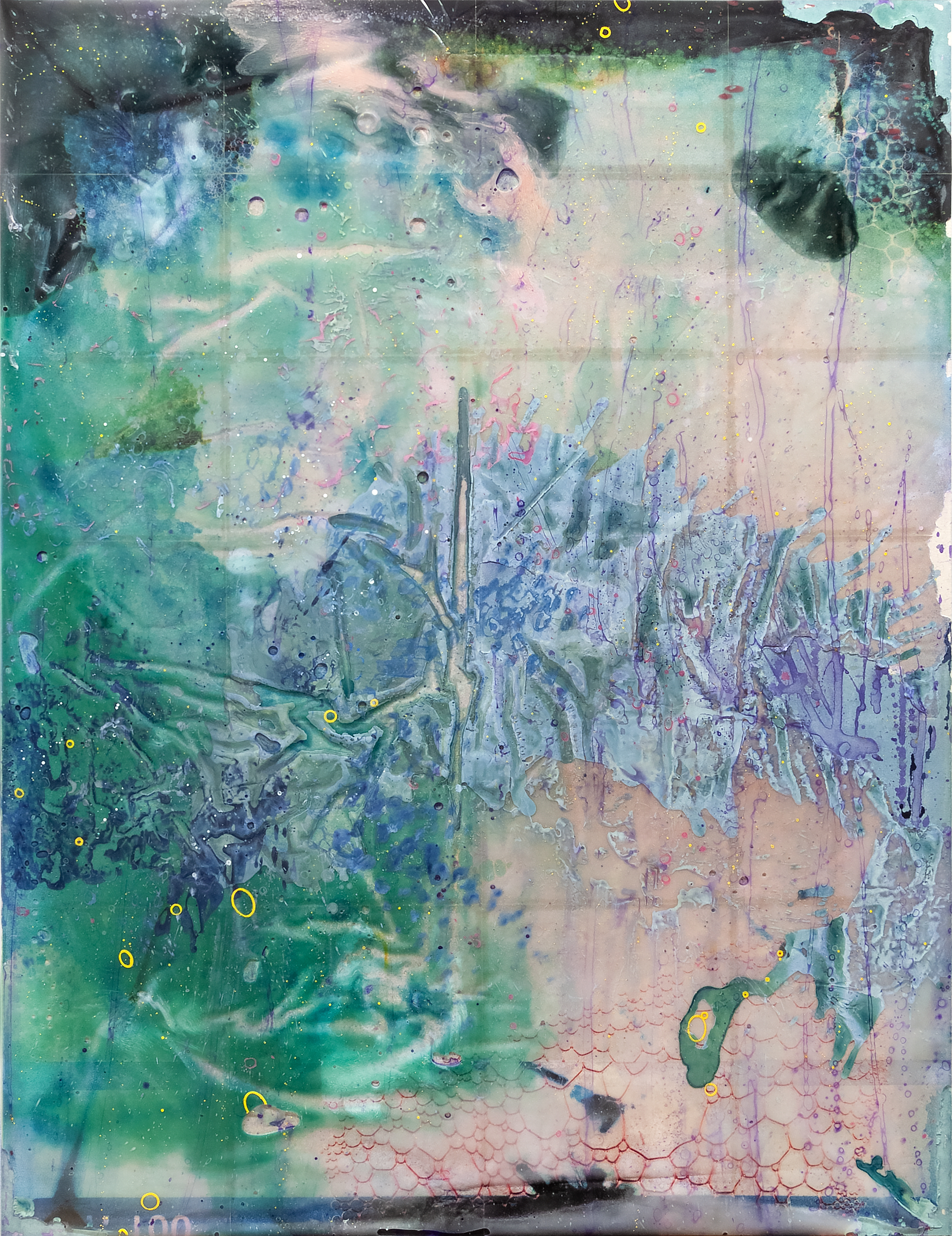 2309010 Unofficial Record, 2023, Mixed Media on Canvas, 145.5 x 112.1 x 3.3cm