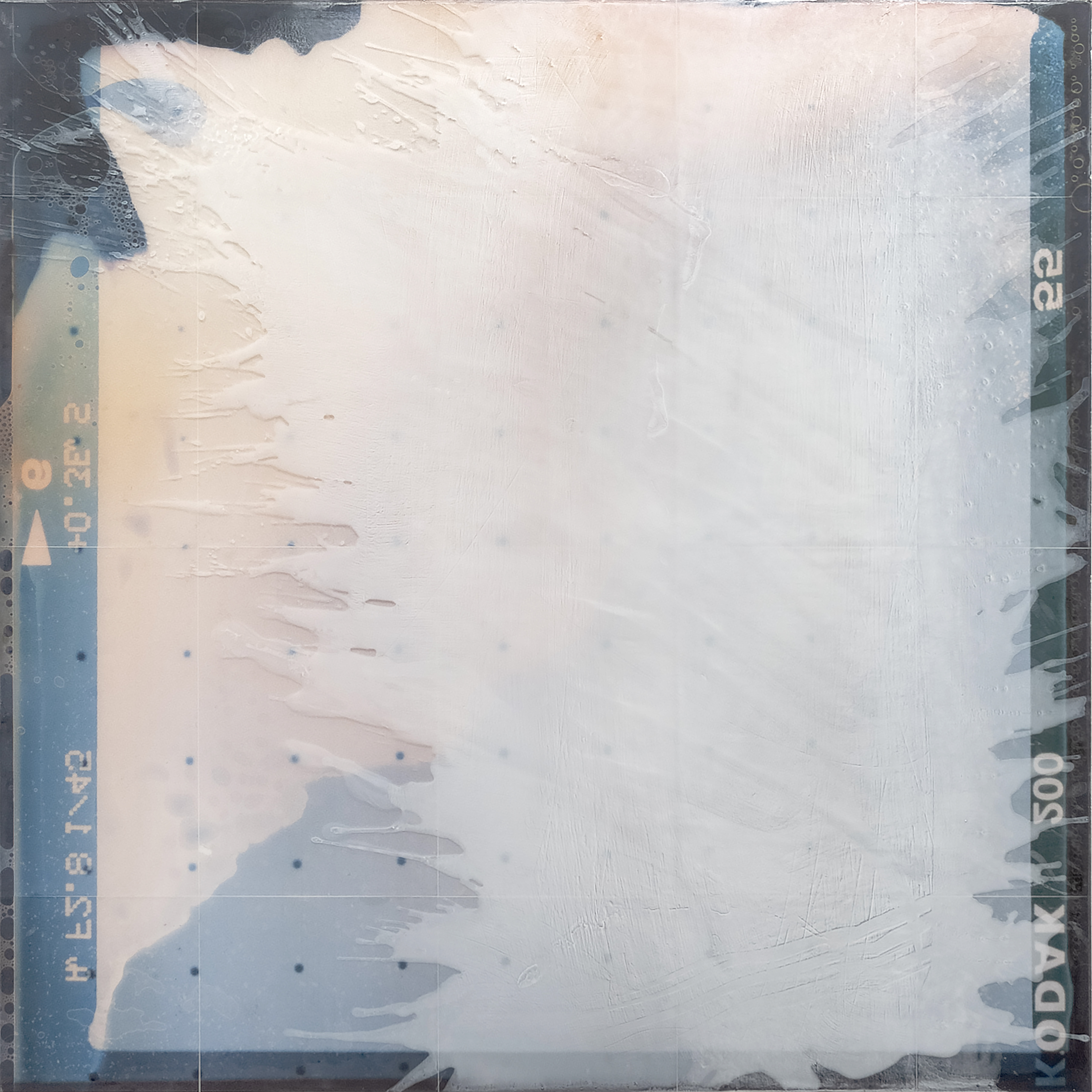 2304004 Behind the veil, 2023, Acrylic, Epoxy Resin, Pigment Printed Papers on Canvas, 130 x 130 x 4cm
