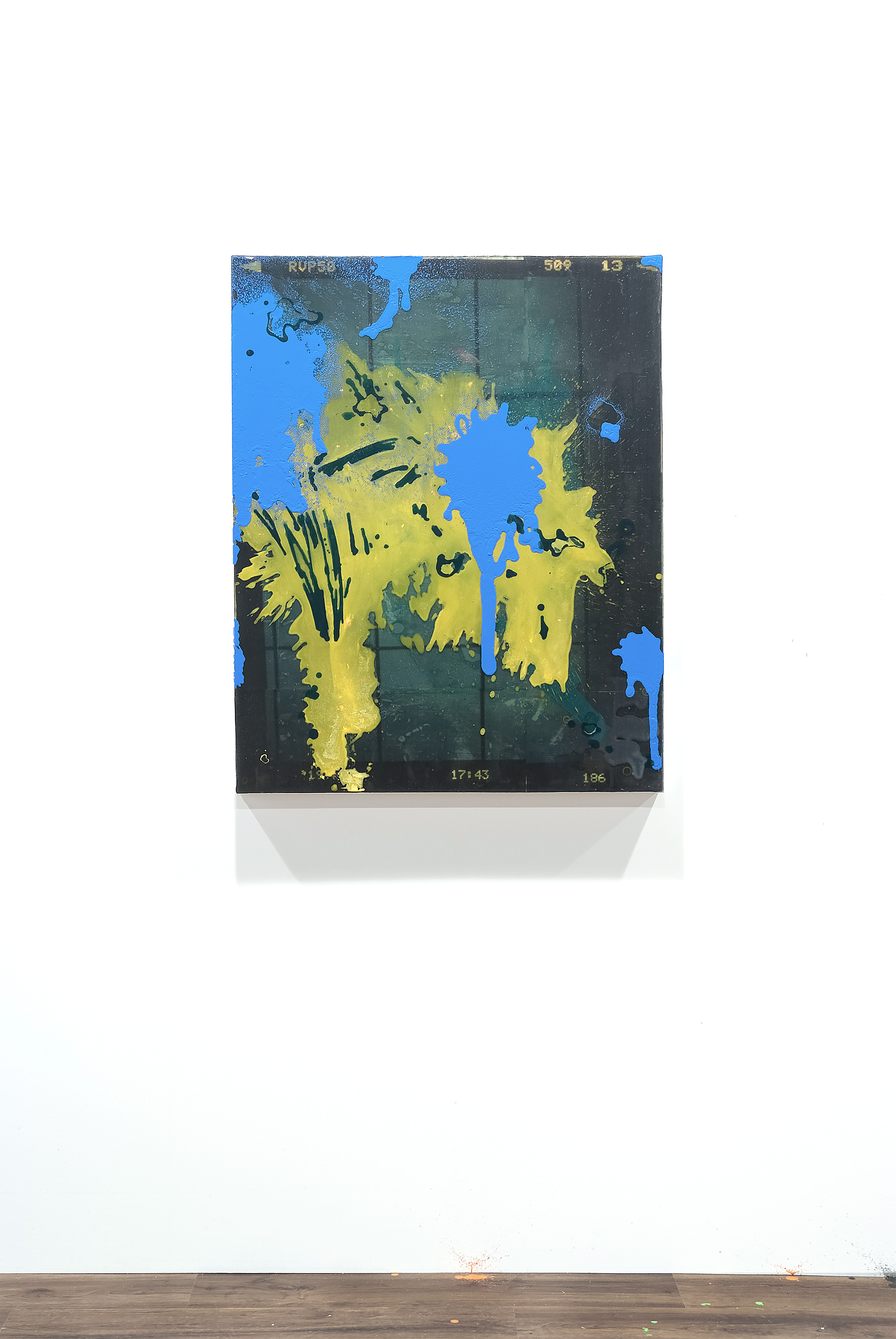 2302004 Stuffed Moments, 2023, Acrylic, Epoxy Resin, Pigment Printed Papers on Canvas, 100 x 80 x 5cm