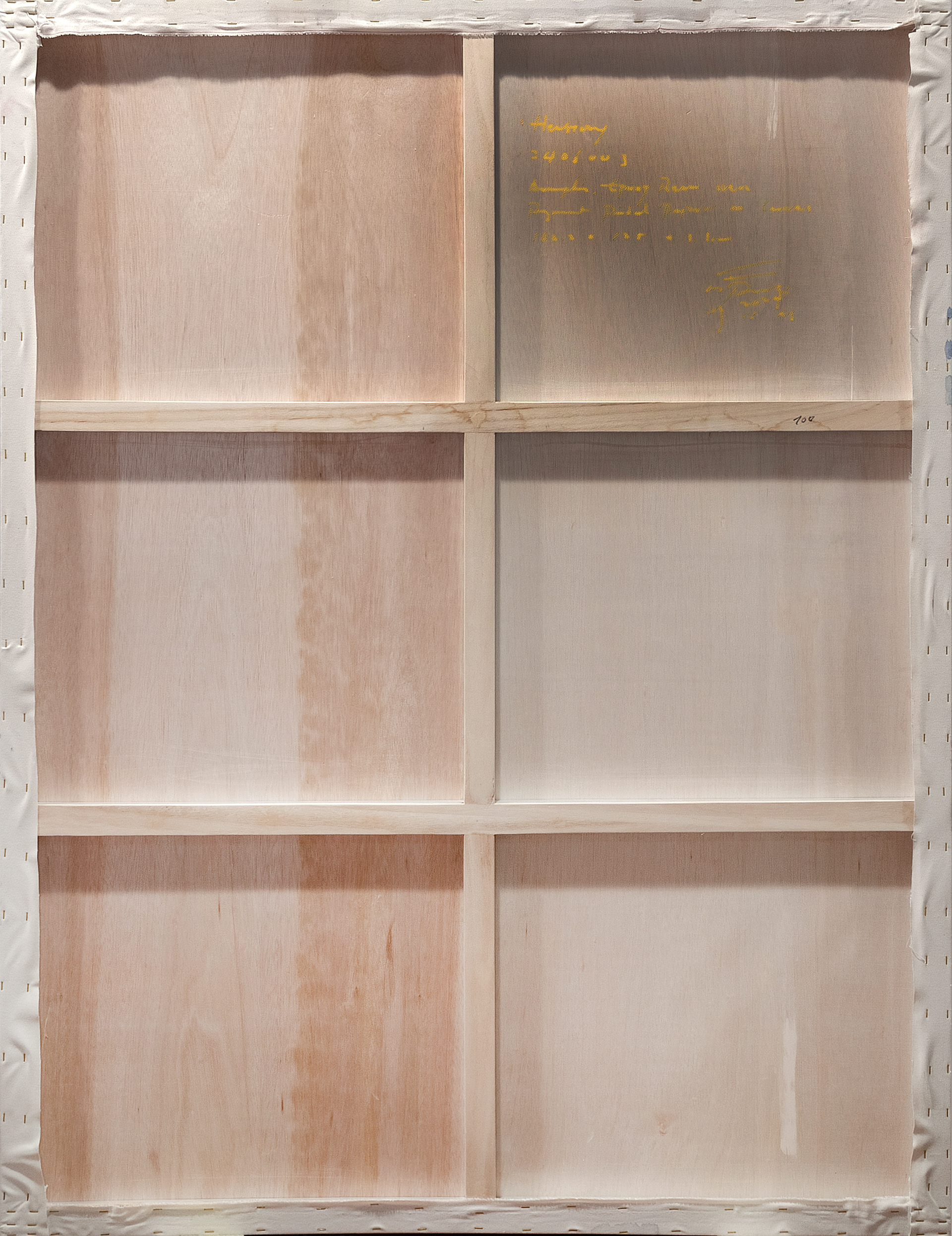 2406003 Herstory, 2024, Acrylic, Epoxy Resin over Pigment Printed Paper on Canvas, 162.2 x 125 x 3.3cm