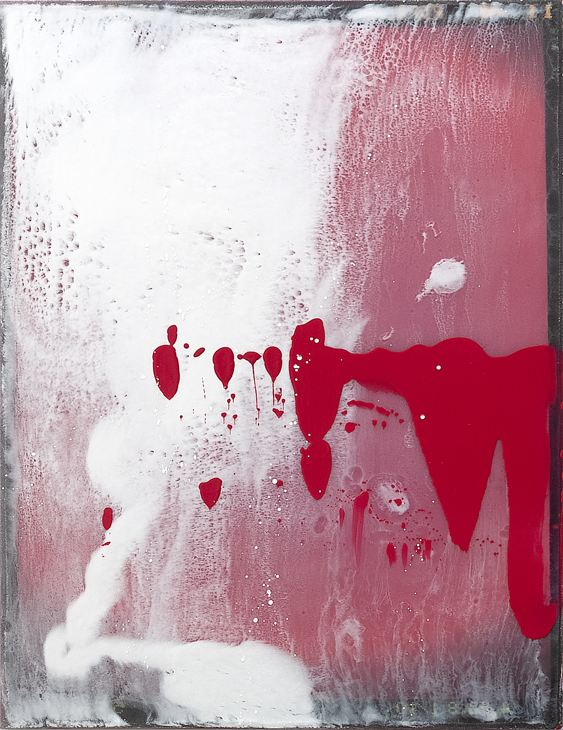 2311004 Behind the Veil, 2023, Mixed Media on Canvas, 53 x 40.9 x 2.8cm