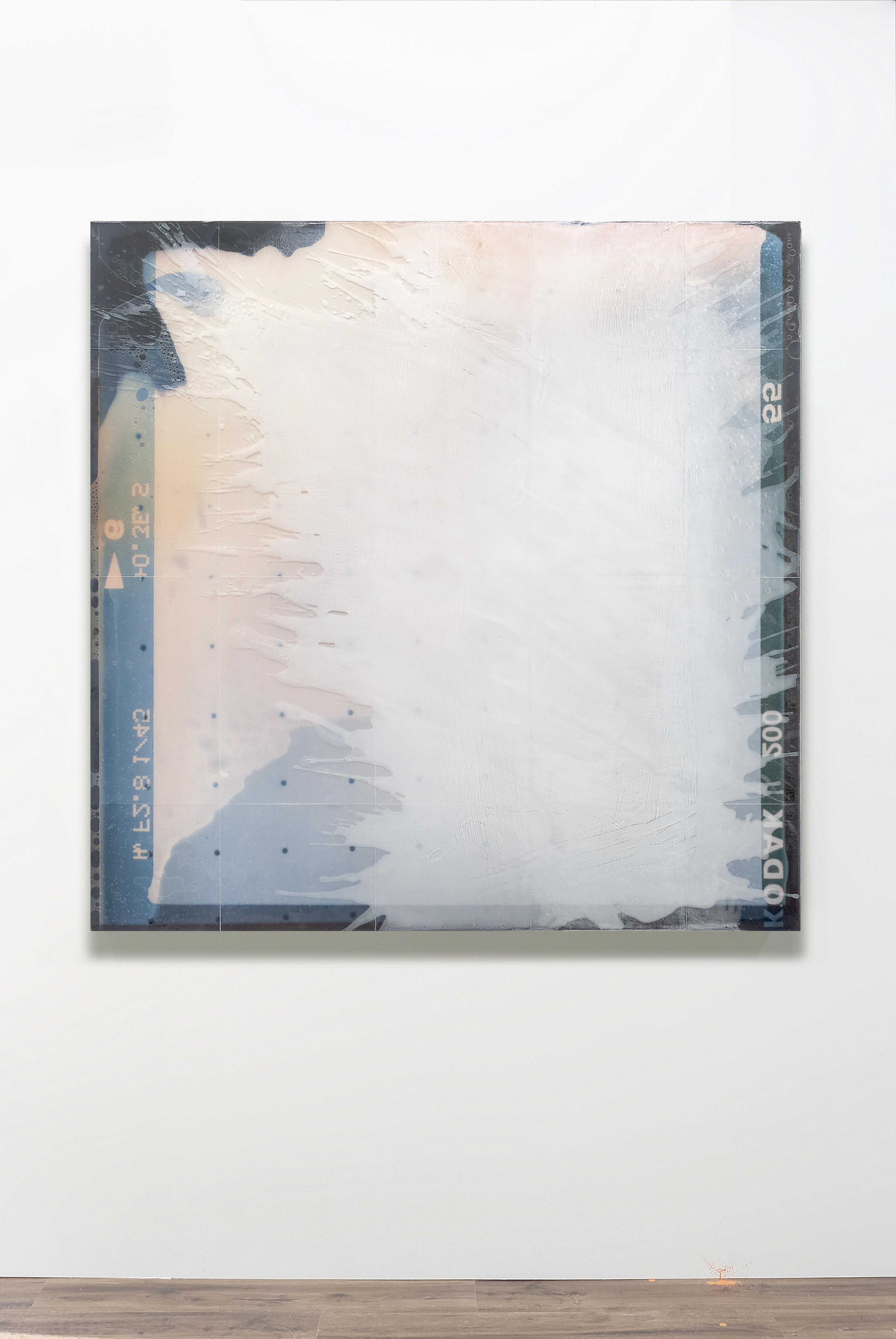 2304004 Behind the veil, 2023, Acrylic, Epoxy Resin, Pigment Printed Papers on Canvas, 130 x 130 x 4cm