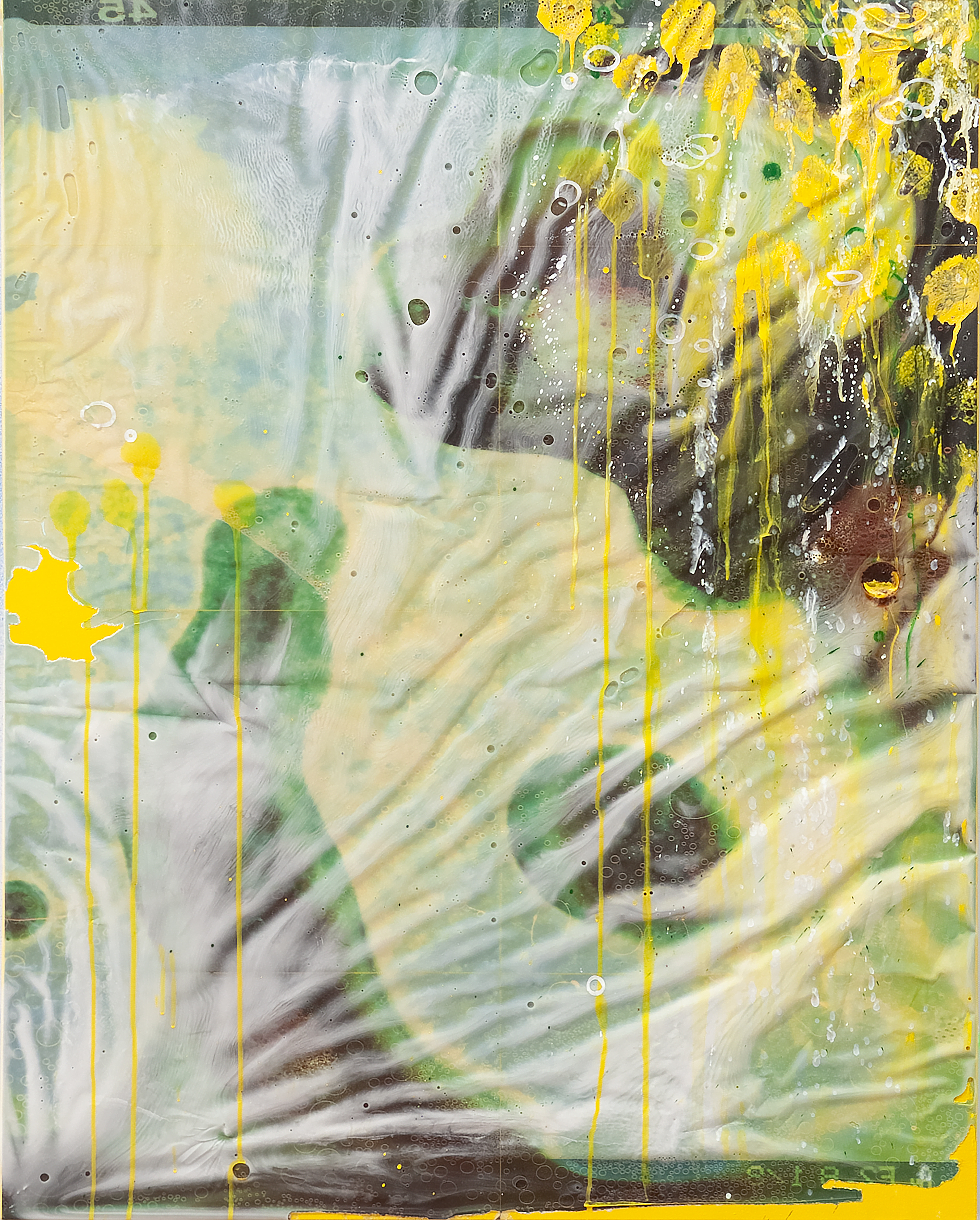 2309005 Stuffed Moments, 2023, Mixed Media on Canvas, 100 x 80.3 x 3.3cm