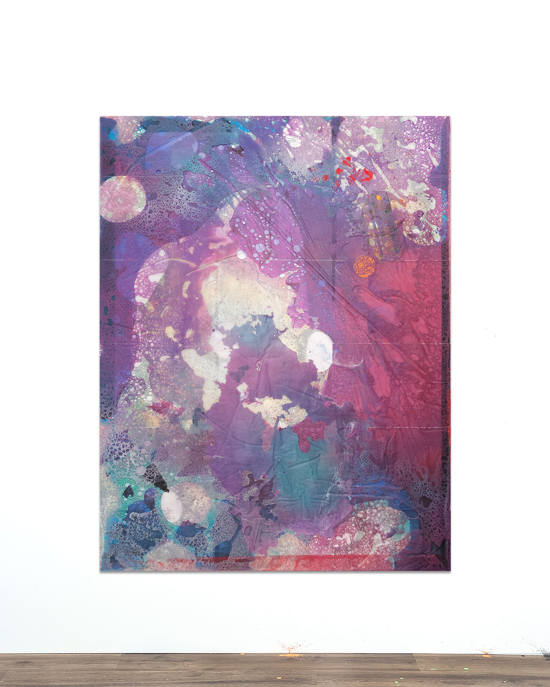 2501005 Viva! 2024, 2025, Acrylic, Epoxy Resin over Pigment Printed Paper on Canvas, 162.2 x 125 x 4cm