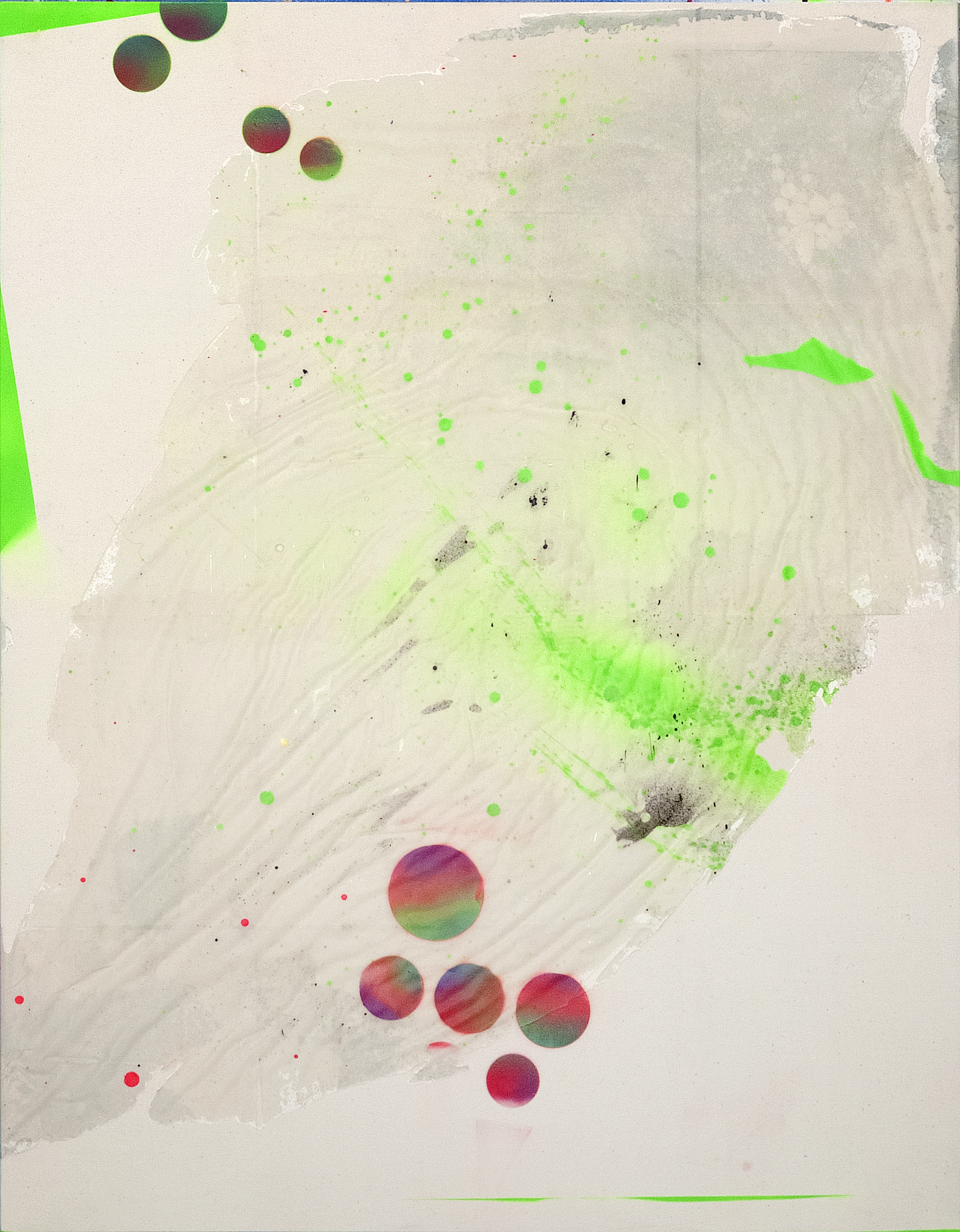 2505004 Every Today(g), 2025, Collage of Pigmented Dye-Printed Photo Paper on Canvas followed Acrylic Paint and Synthetic Resin(Epoxy), 116.8 x 91 x 4cm