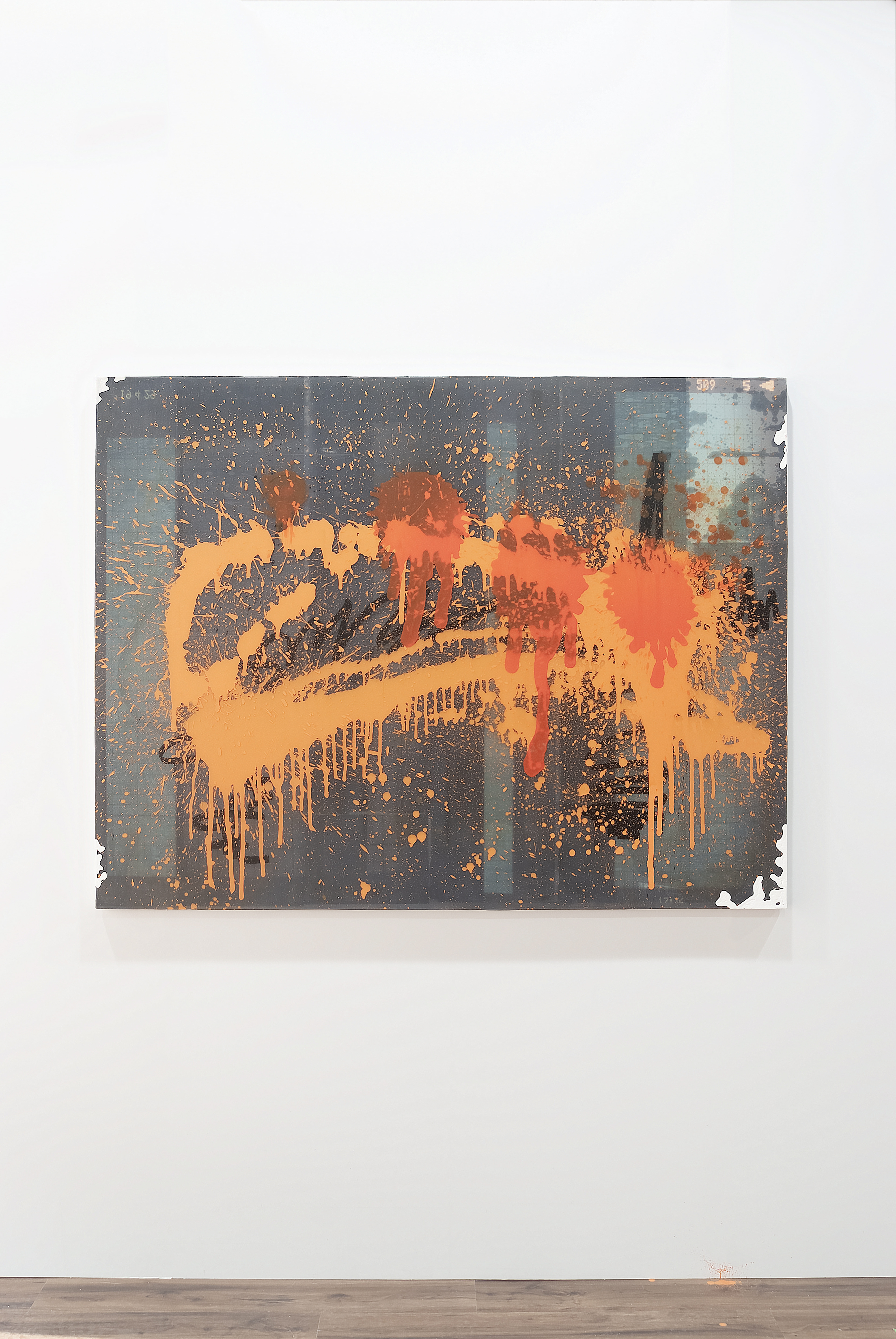 2302003 Stuffed Moments, 2023, Acrylic, Epoxy Resin, Pigment Printed Papers on Canvas, 112 x 145 x 3cm