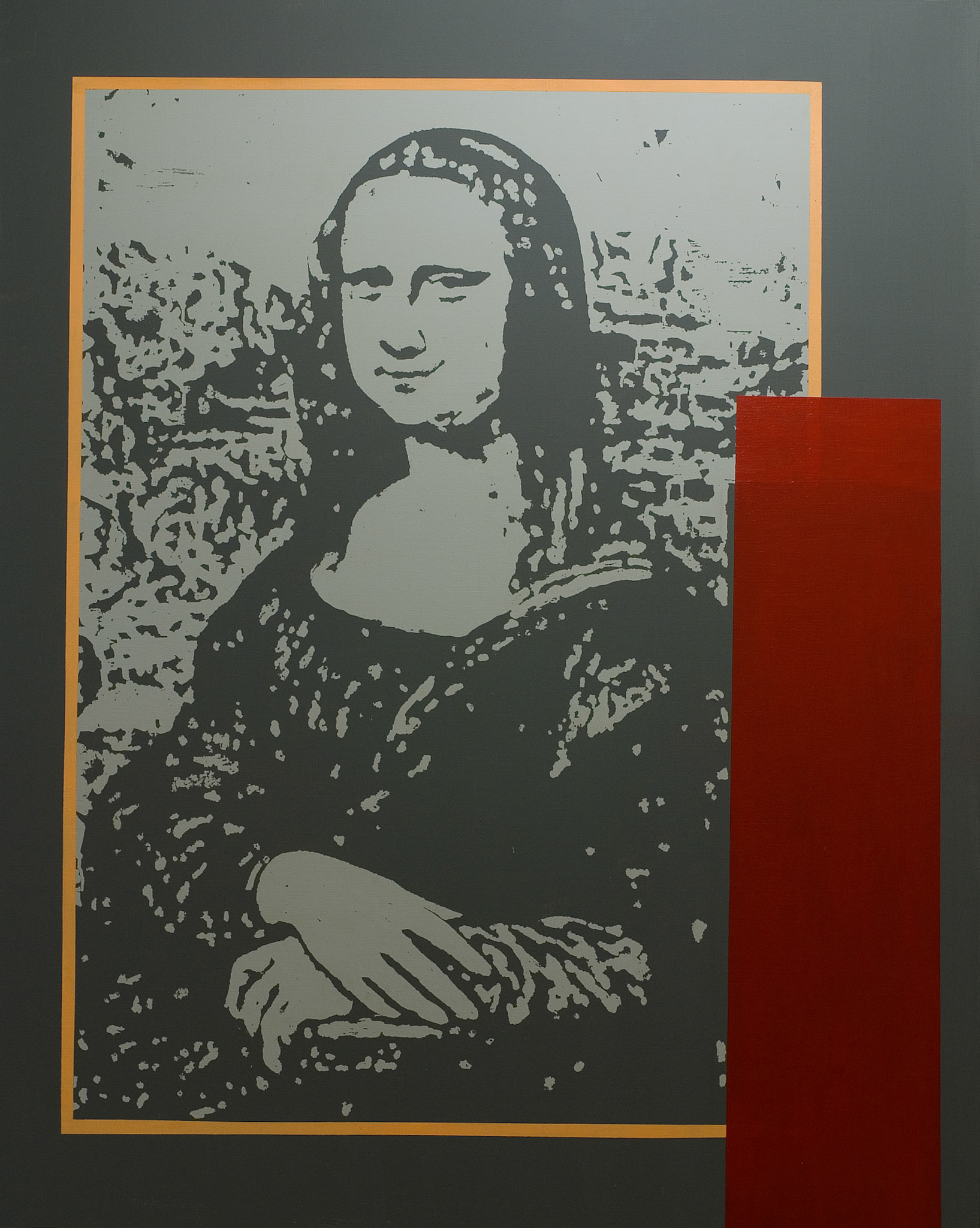 Simulation=Monarisa, 2010, Mixed Media on Canvas, 130.3 x 162.2cm