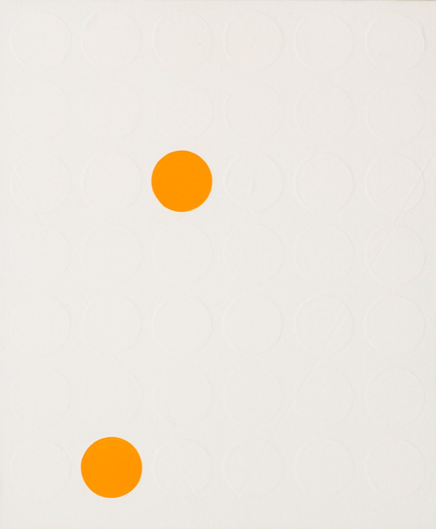 Fixed Perspective, 2020, Mixed Media on Canvas, 45.5 x 37.9 x 3cm