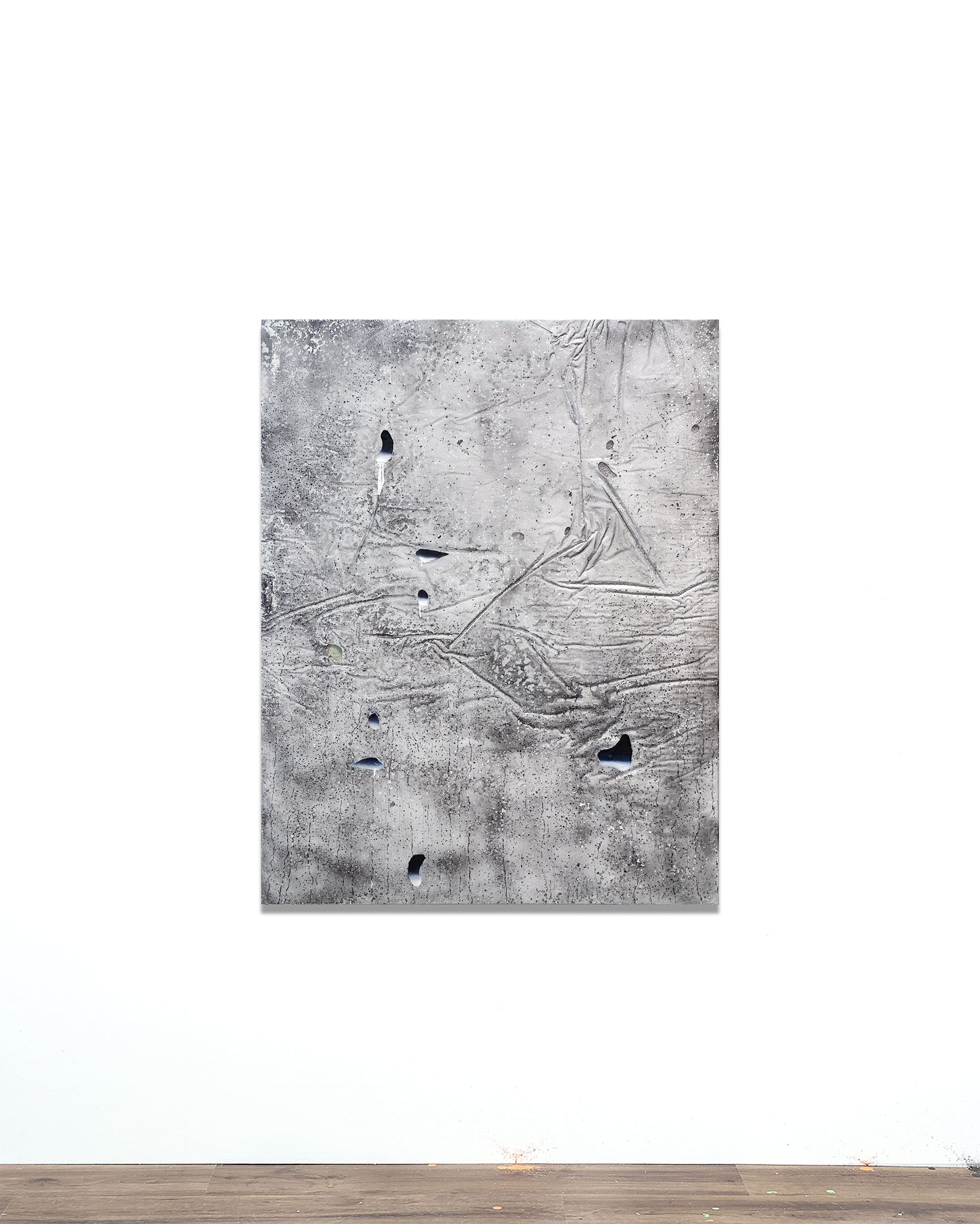 2509002 Branch Layout, 2025, Collage of Pigmented Dye-Printed Photo Paper on Canvas followed by Acrylic Paint and Synthetic Resin(Epoxy), 130.3 x 102 x 4cm