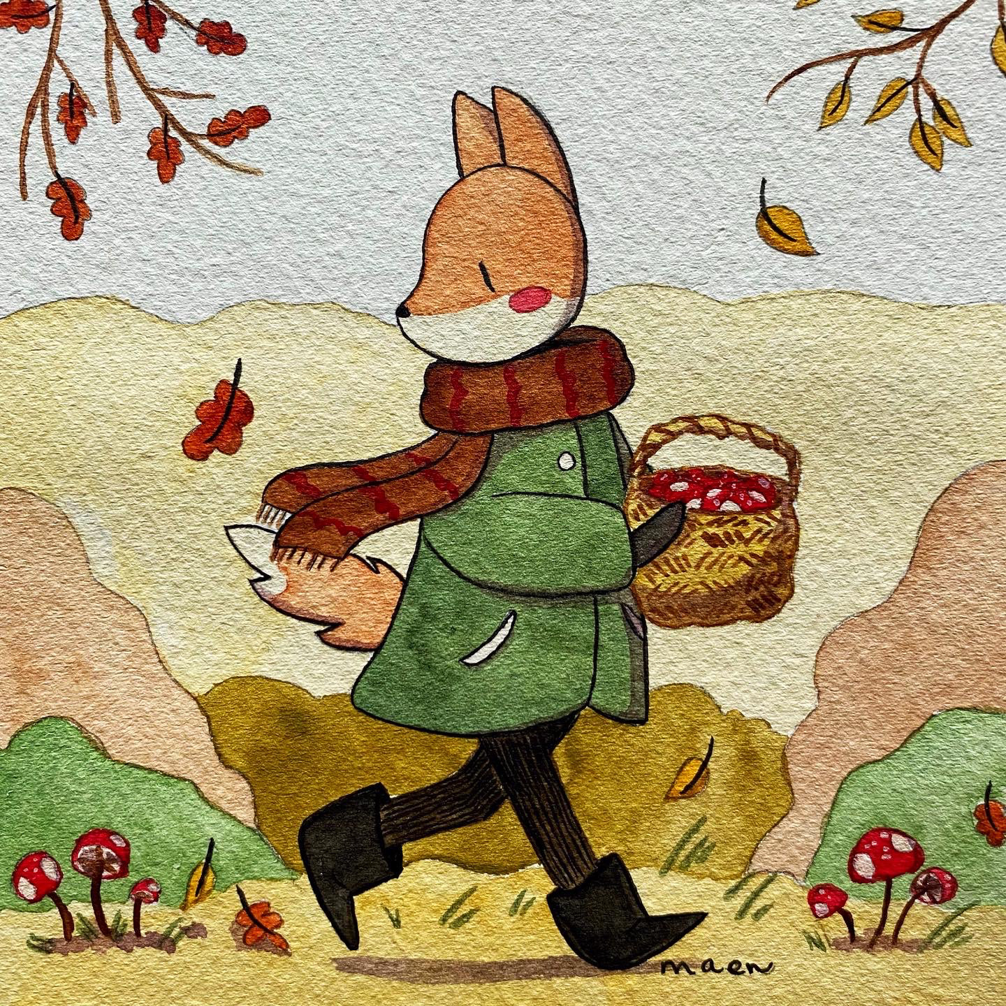 Mushroom Foraging - Patreon Print September 2021