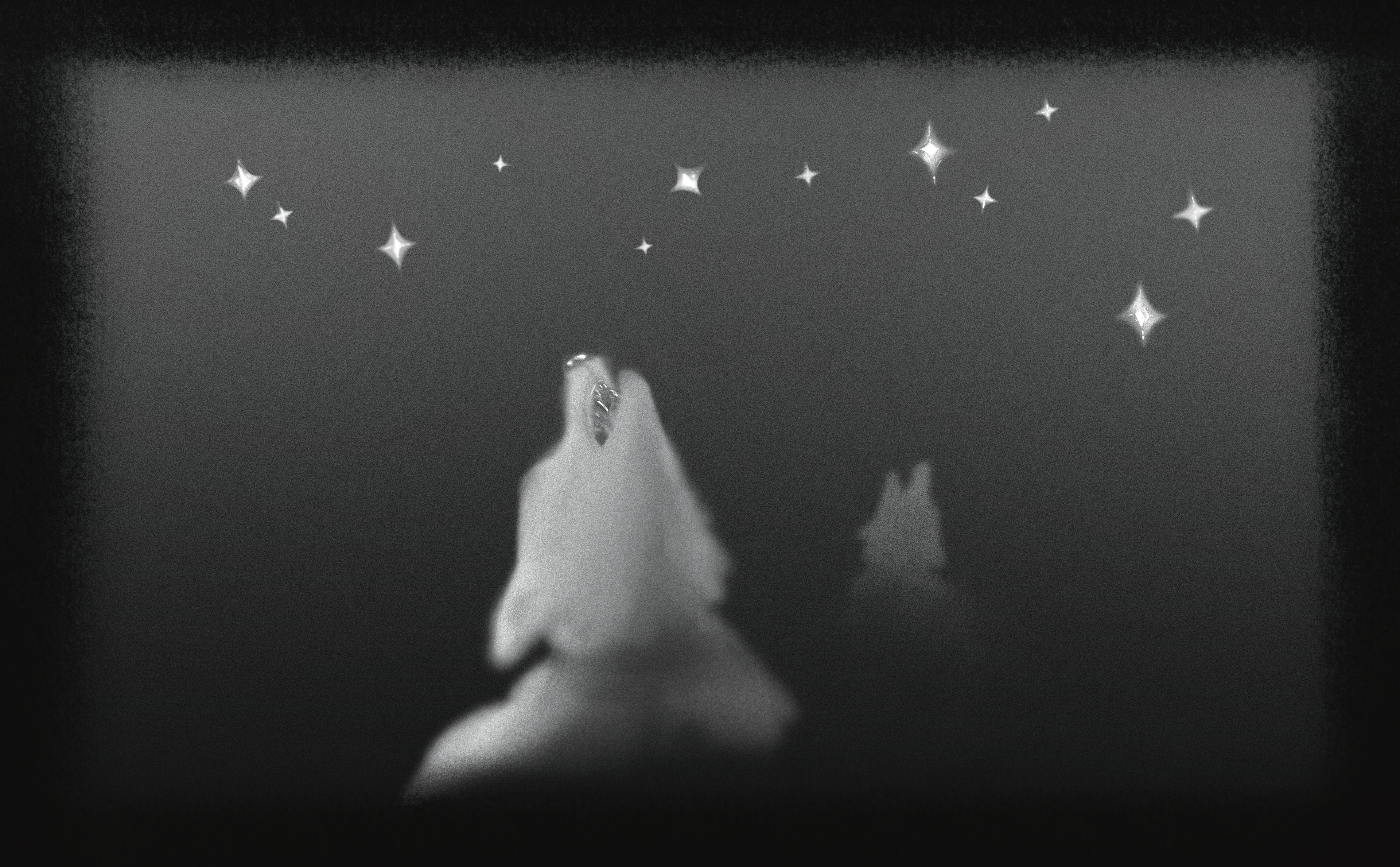 "SUPERSTITION VI - DOGS HOWLING AT NIGHT"
