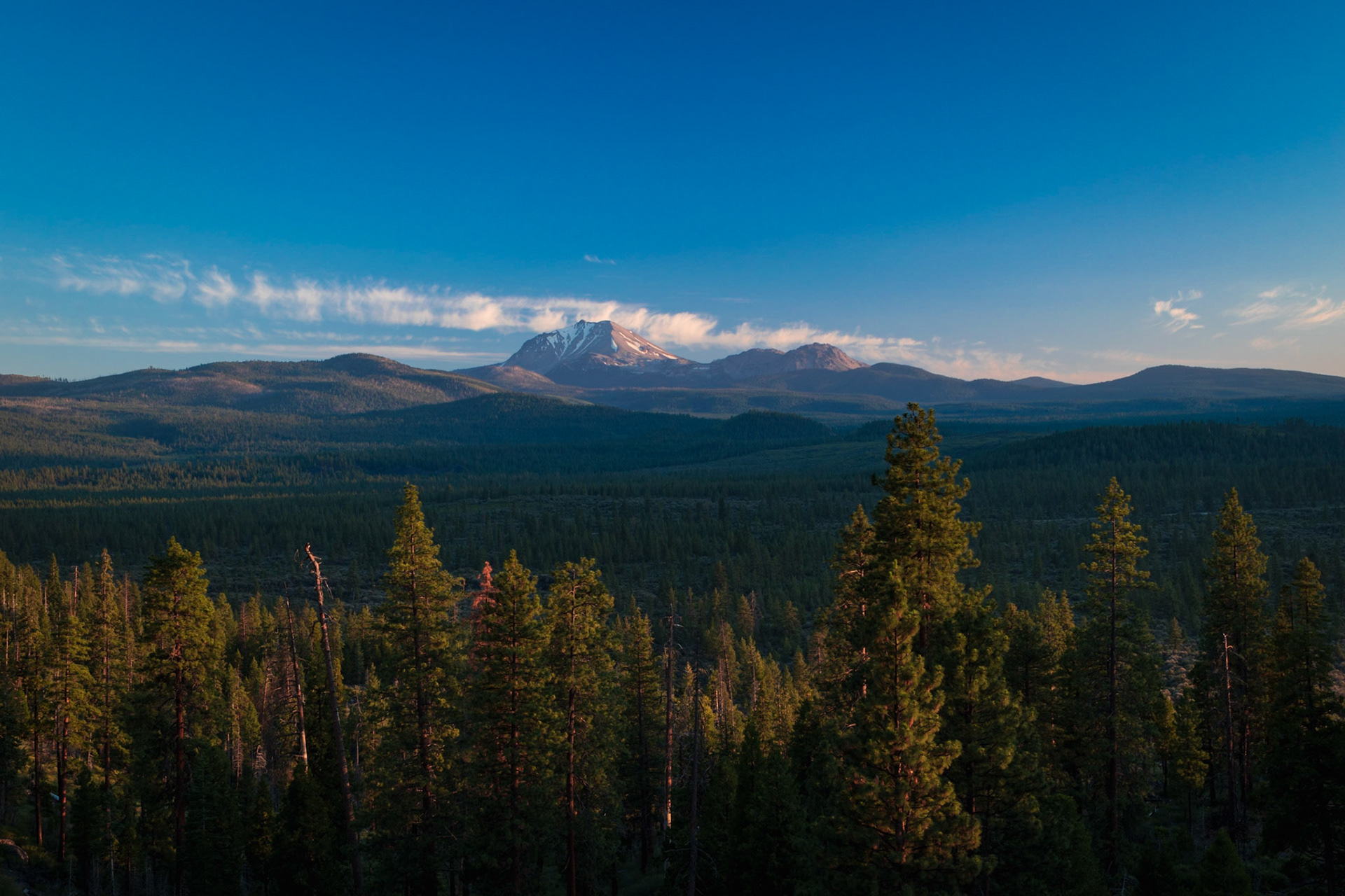 Mt. Lassen sunset