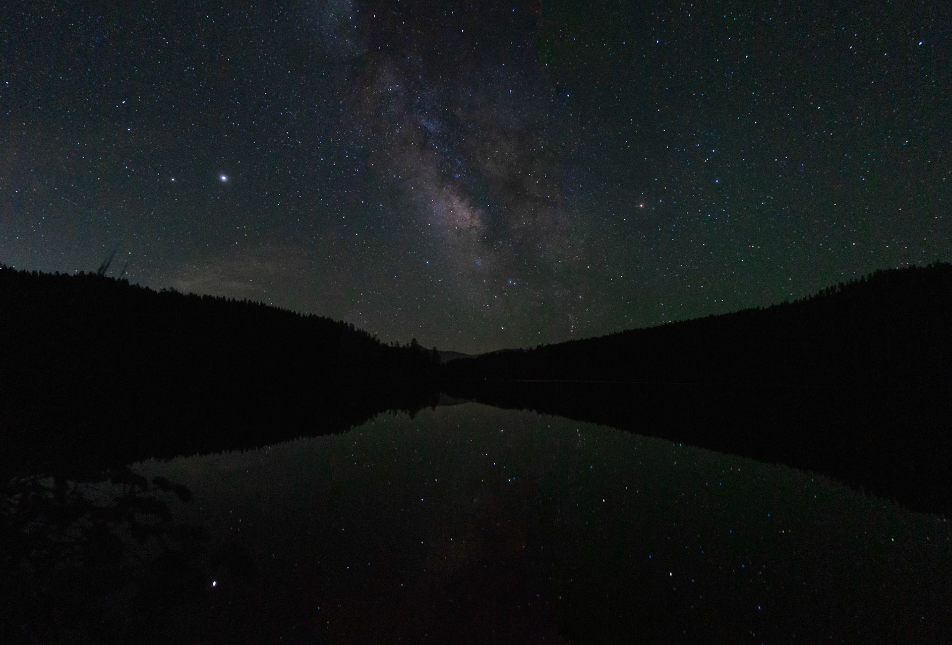 Lewiston Lake Milky Way
