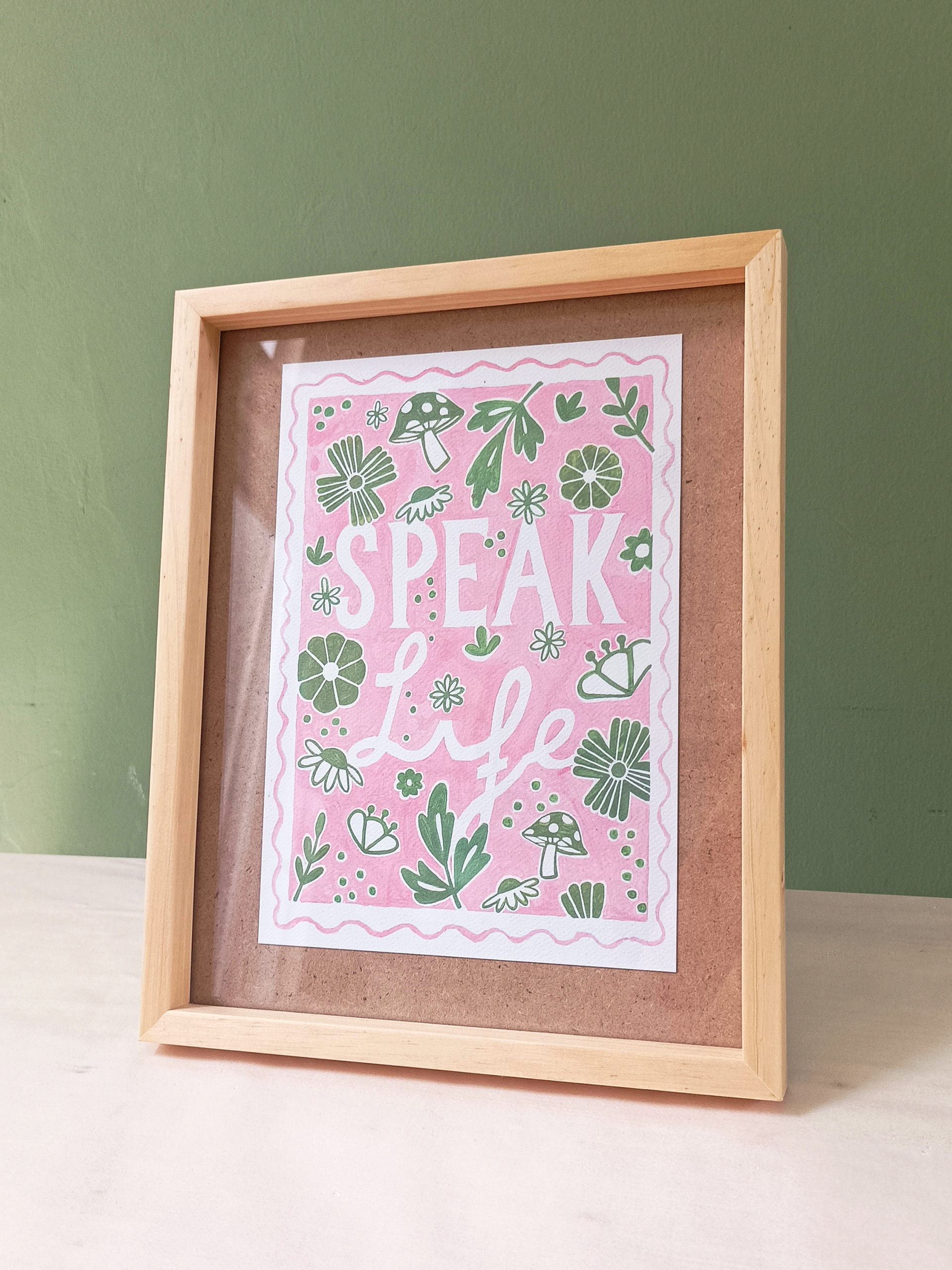 A5 art print with frame