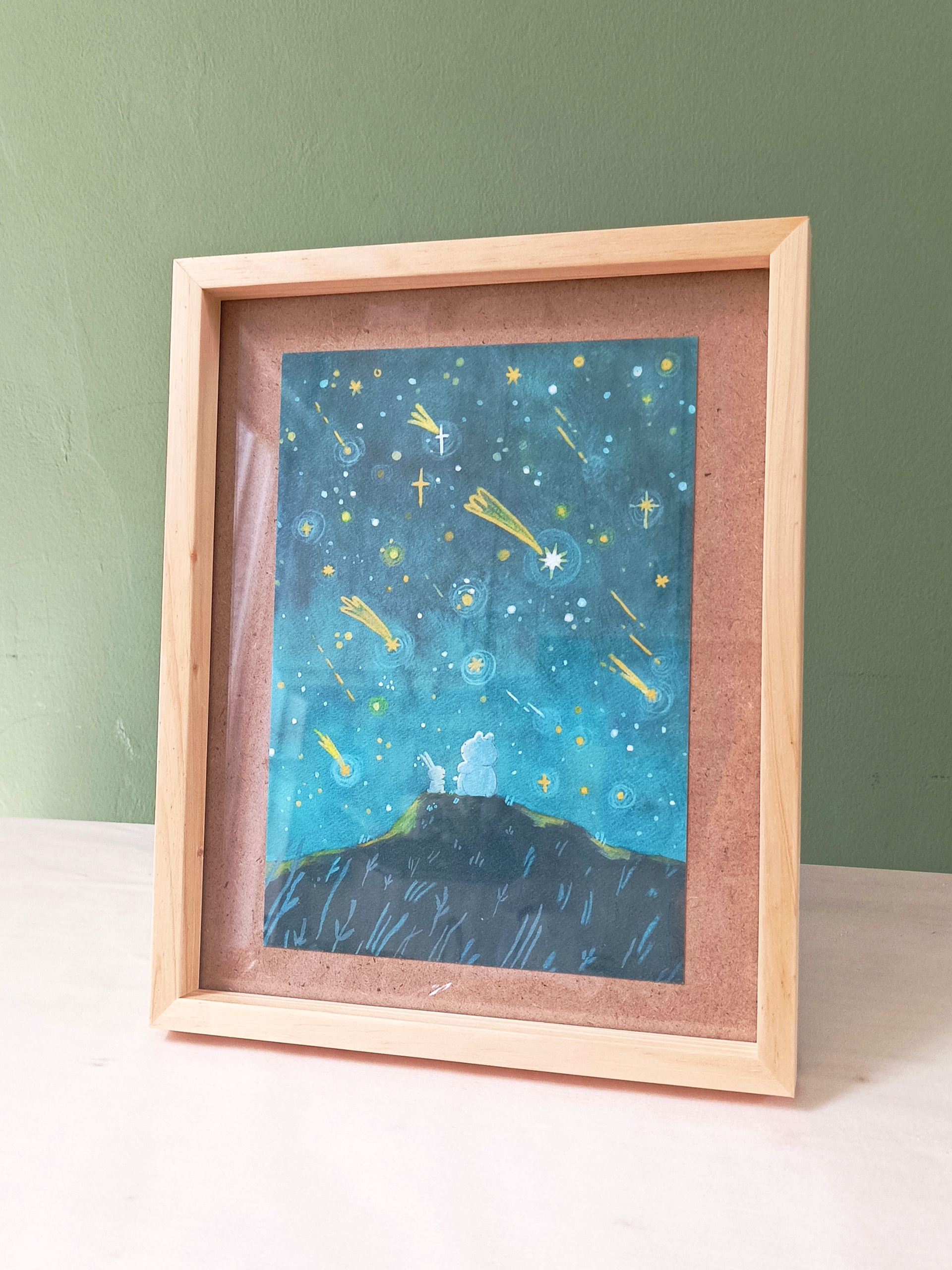 A5 art print with frame