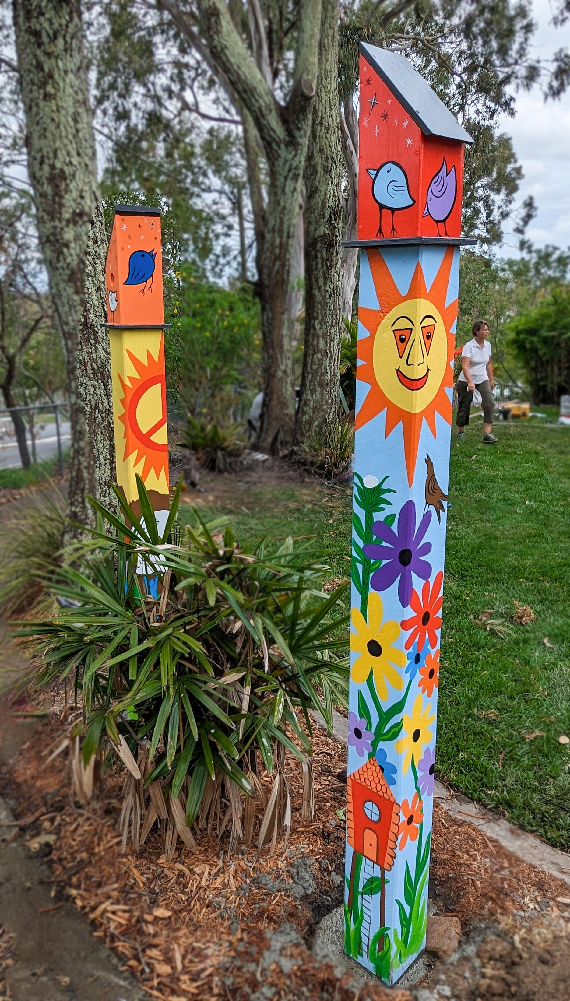 'Peace Poles' installed