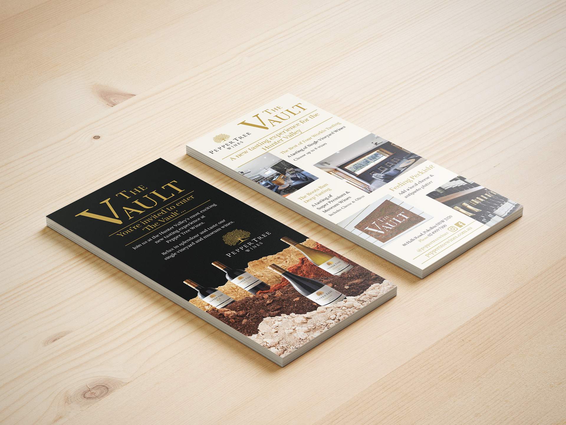 PTW Vault Tasting Experience Flyer