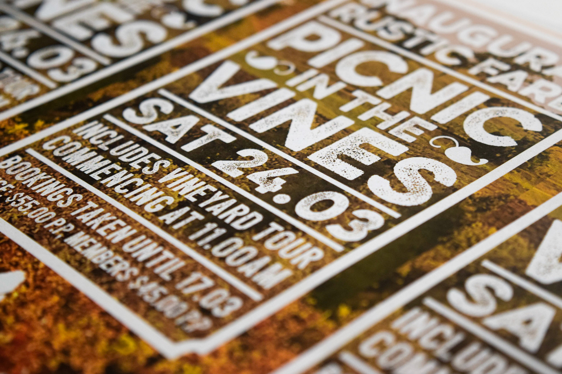 Event promotional flyer