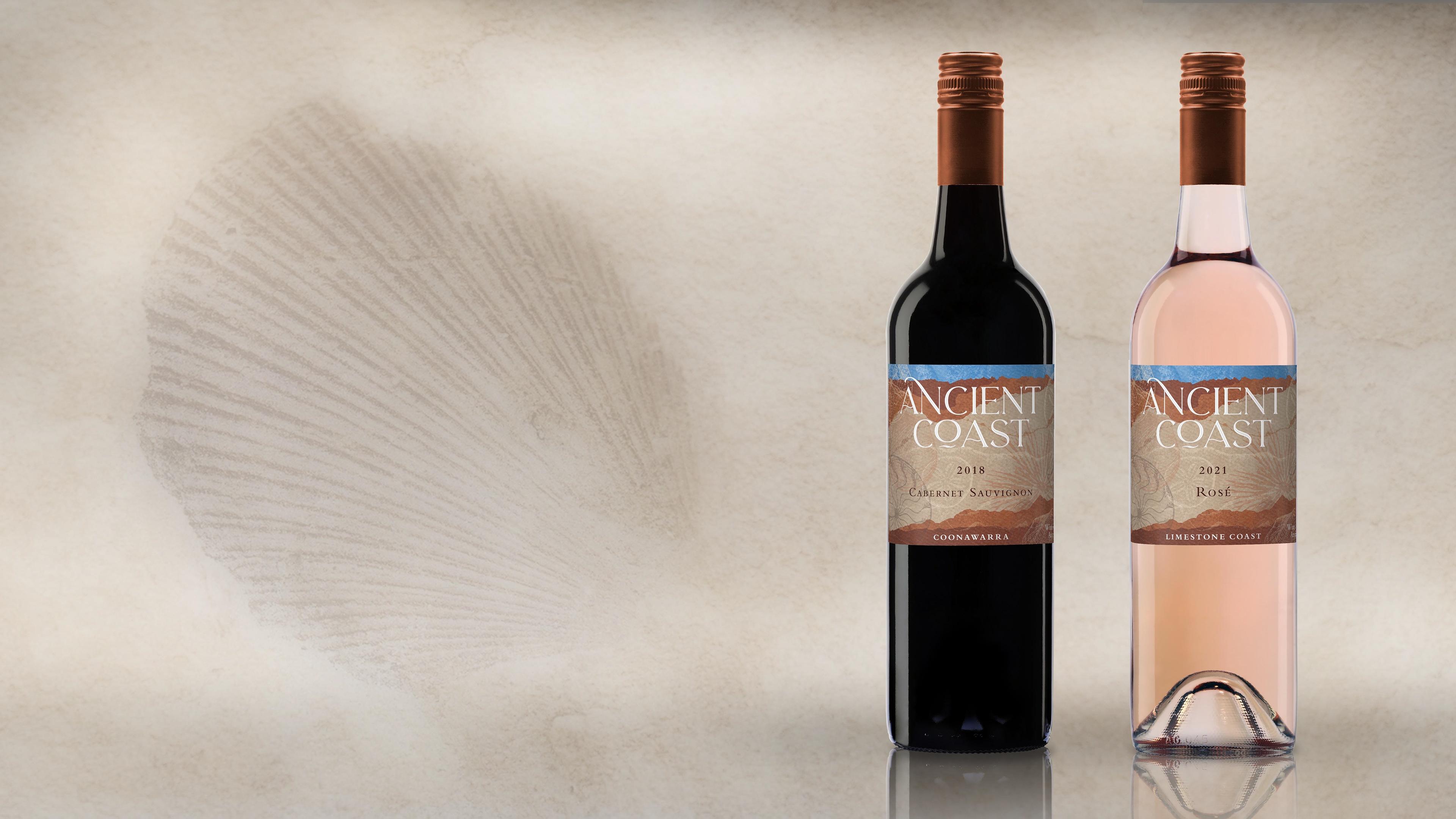 Ancient Coast concept bottle shots