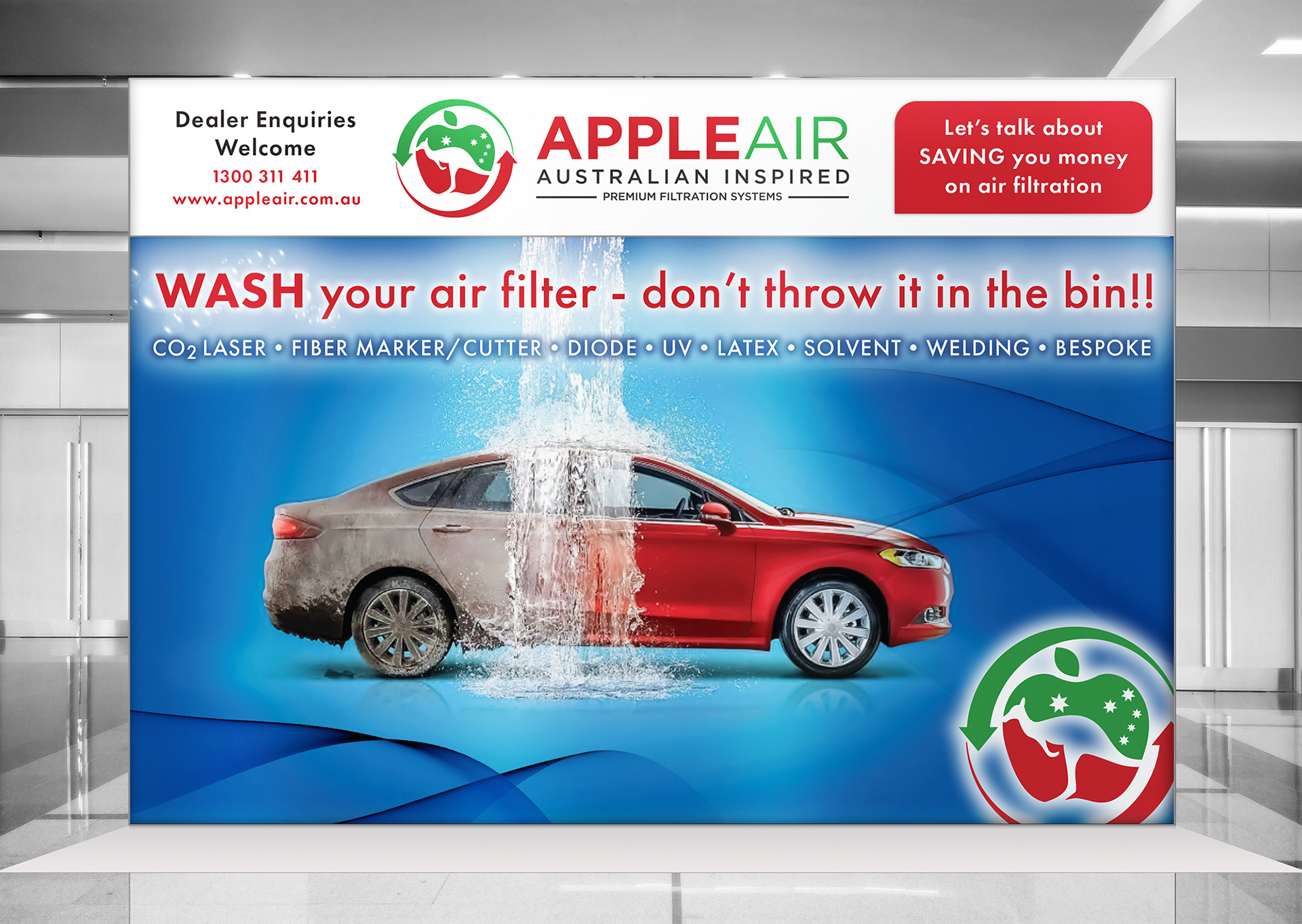 Corporate Exhibition Backdrop