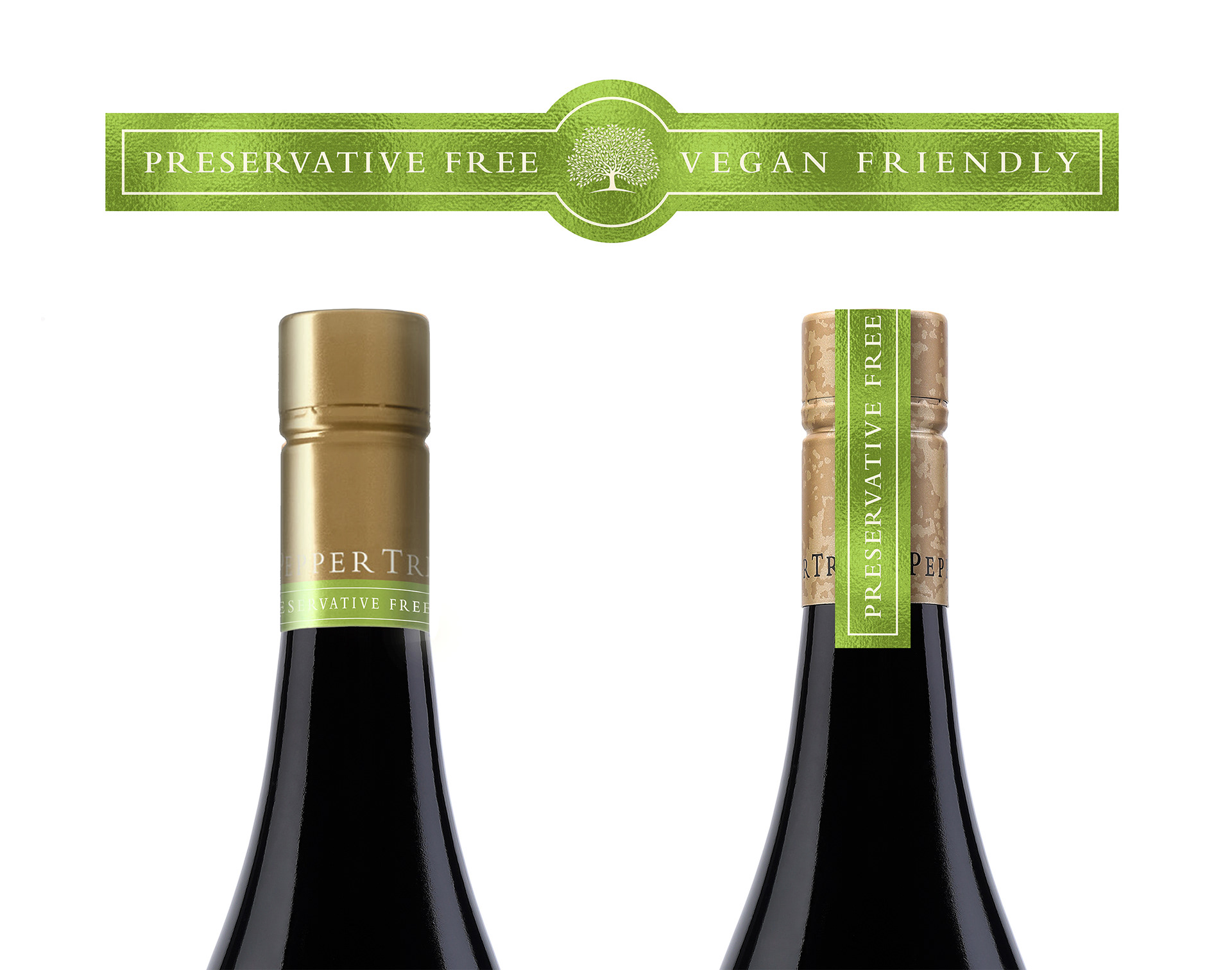 Preservative Free range screwcap mock-ups