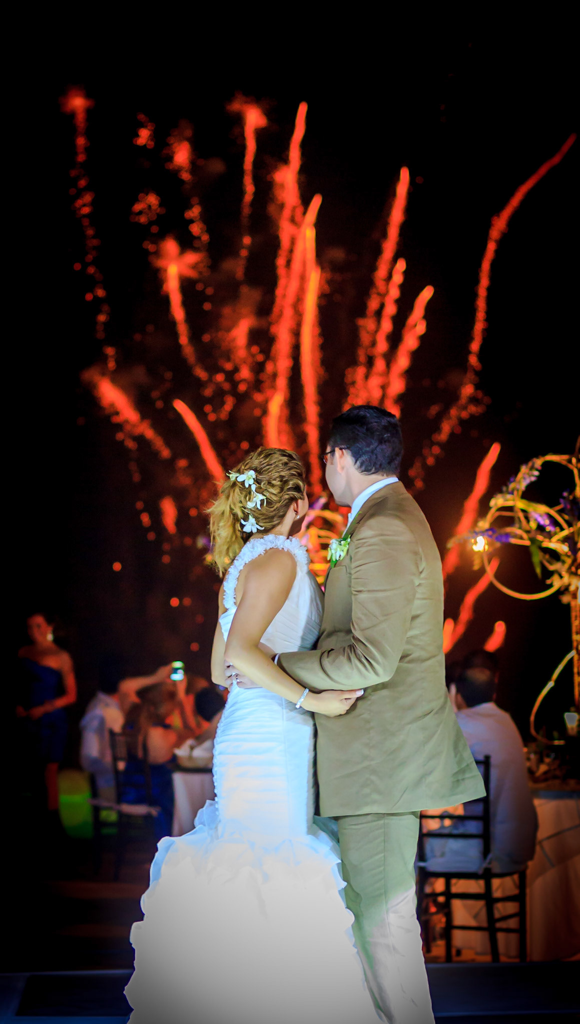 Wedding, Bola, First Dance, Dance, Fireworks