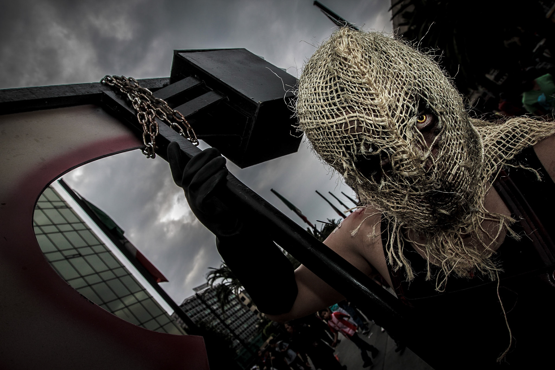 Zombie boss level 5, at the Zombiewalk 2012, Mexico City
