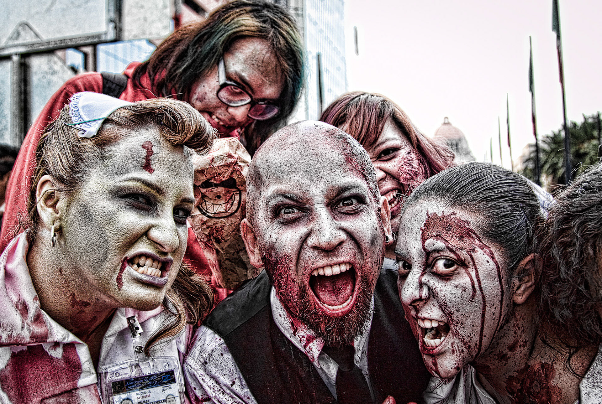 Wail of the Living Dead, at the Zombiewalk Mx 2011