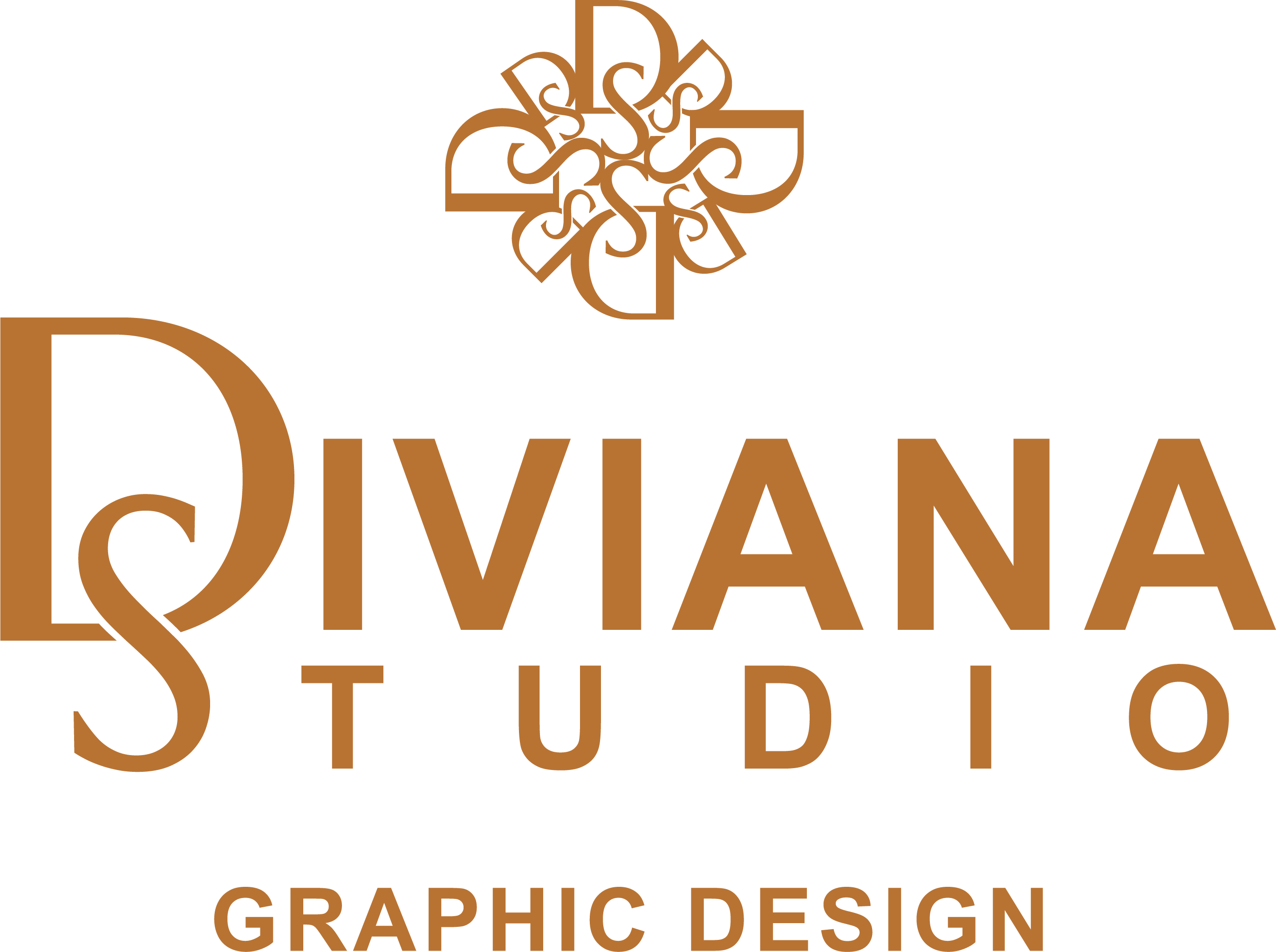 Diviana Studio logo - graphic design, creative branding studio near Geneva offering premium logo designs, visual identity systems, branding strategy and social media management for start-ups and small business.  Studio de design graphique et de création de marque près de Genève, offrant des logos haut de gamme, des systèmes d'identité visuelle, des stratégies de marque et la gestion des réseaux sociaux pour les start-ups et les petites entreprises.