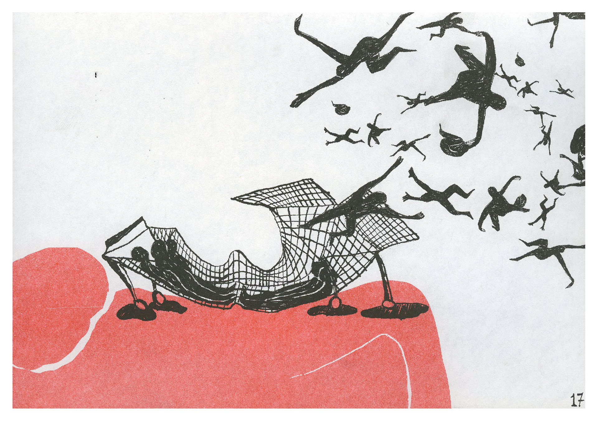 pagina's uit het korte beeldverhaal