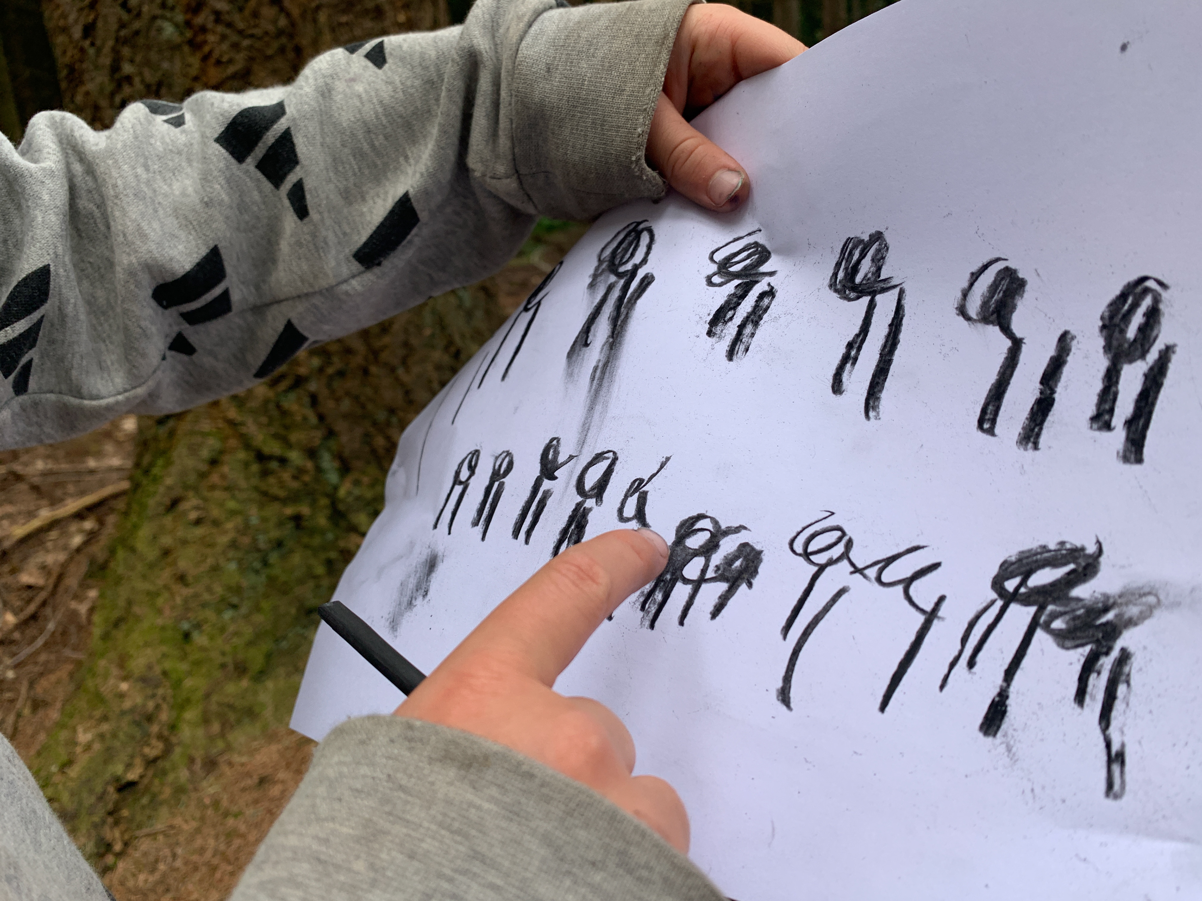 tekenen met ogen dicht