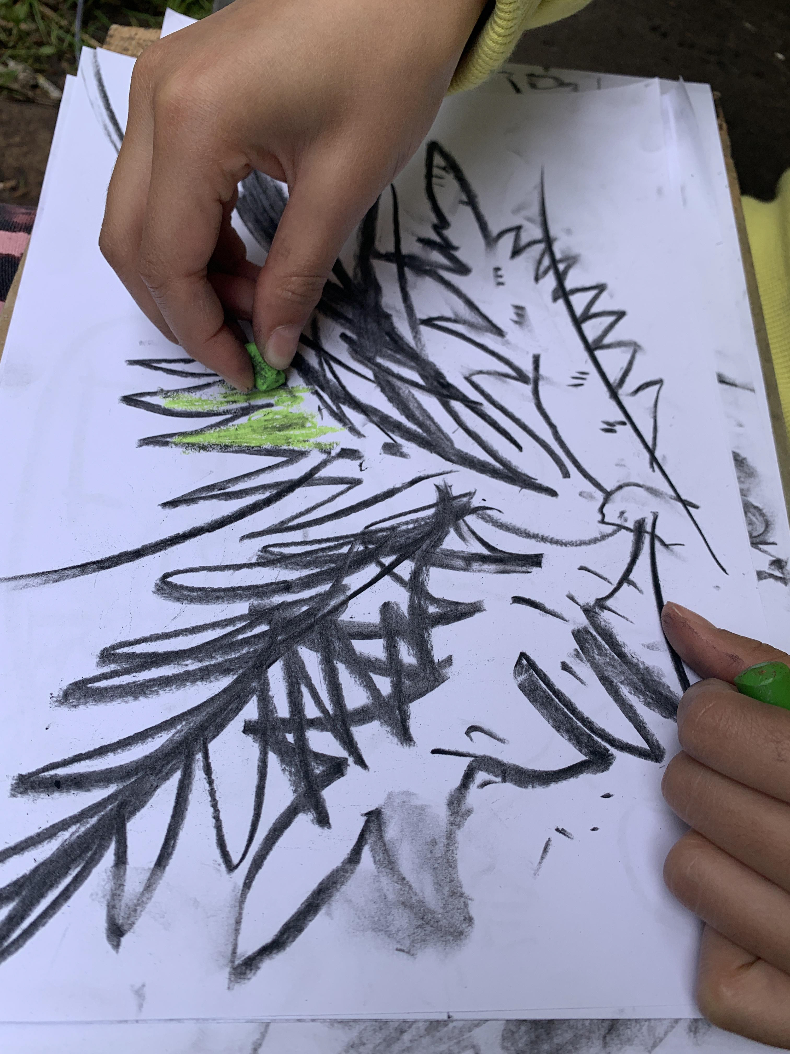 tekenen met ogen dicht