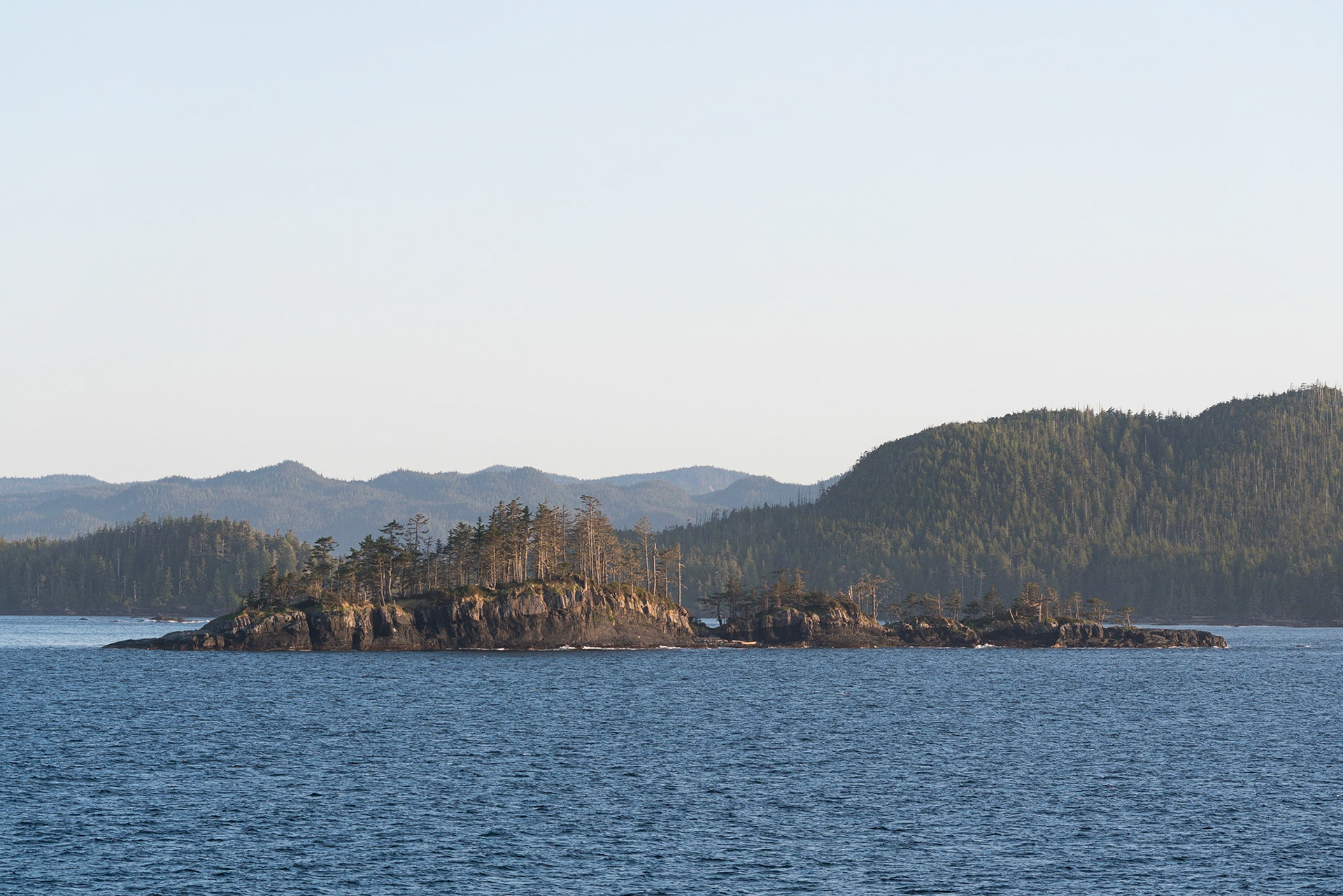 The Inside Passge, from Port Hardy to Prince Rupert.