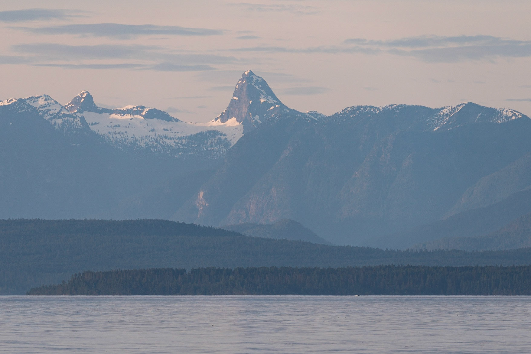 Mainland, from near Comox, Vancouver Island.