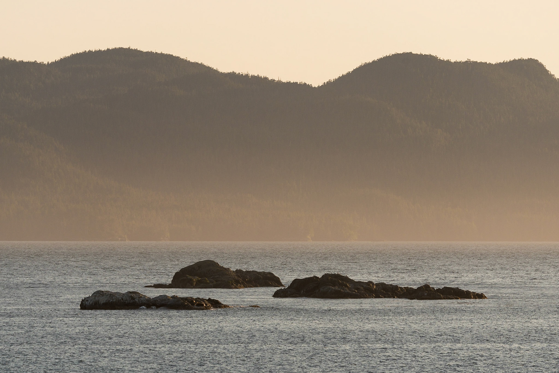 The Inside Passge, from Port Hardy to Prince Rupert.