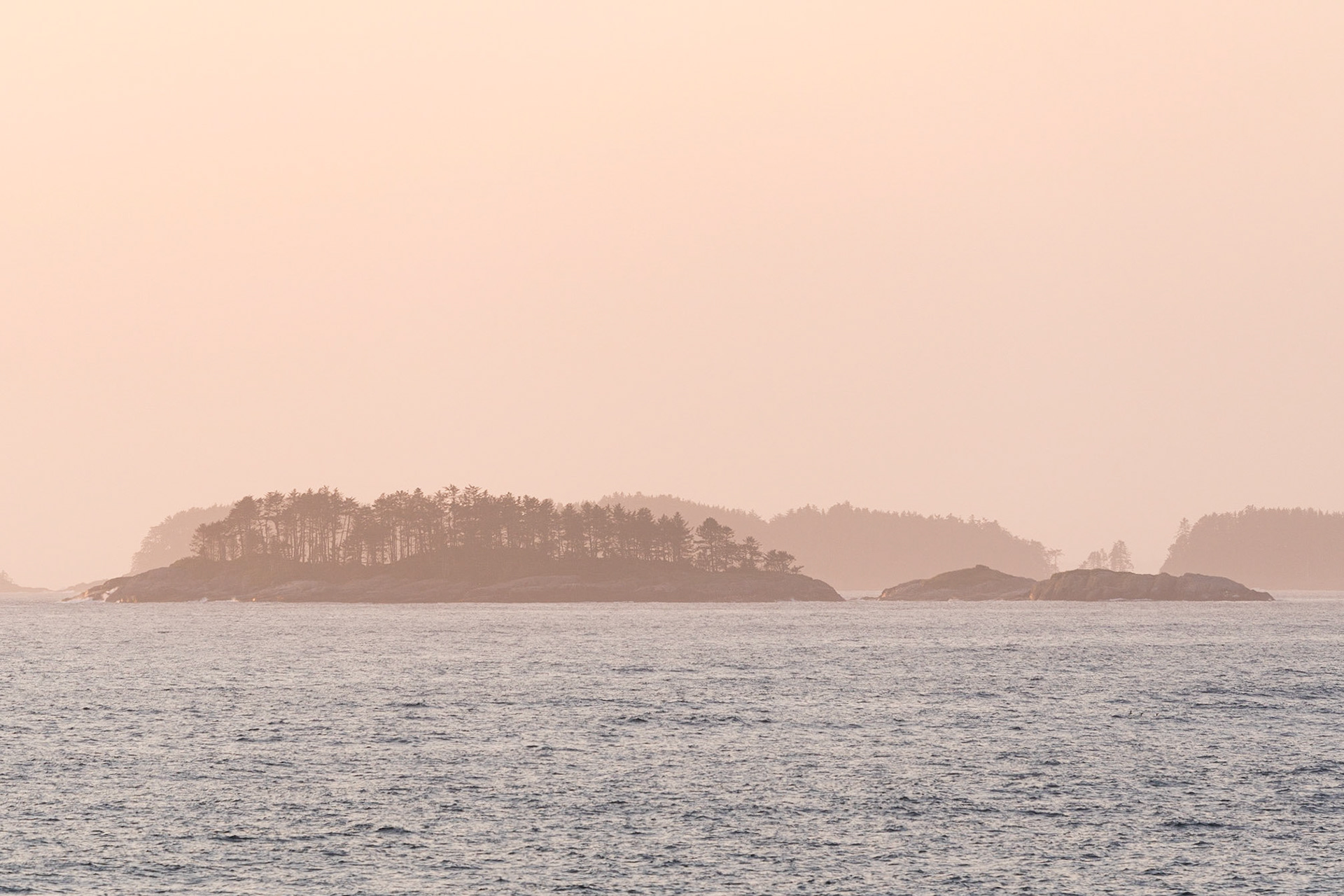 The Inside Passge, from Port Hardy to Prince Rupert.