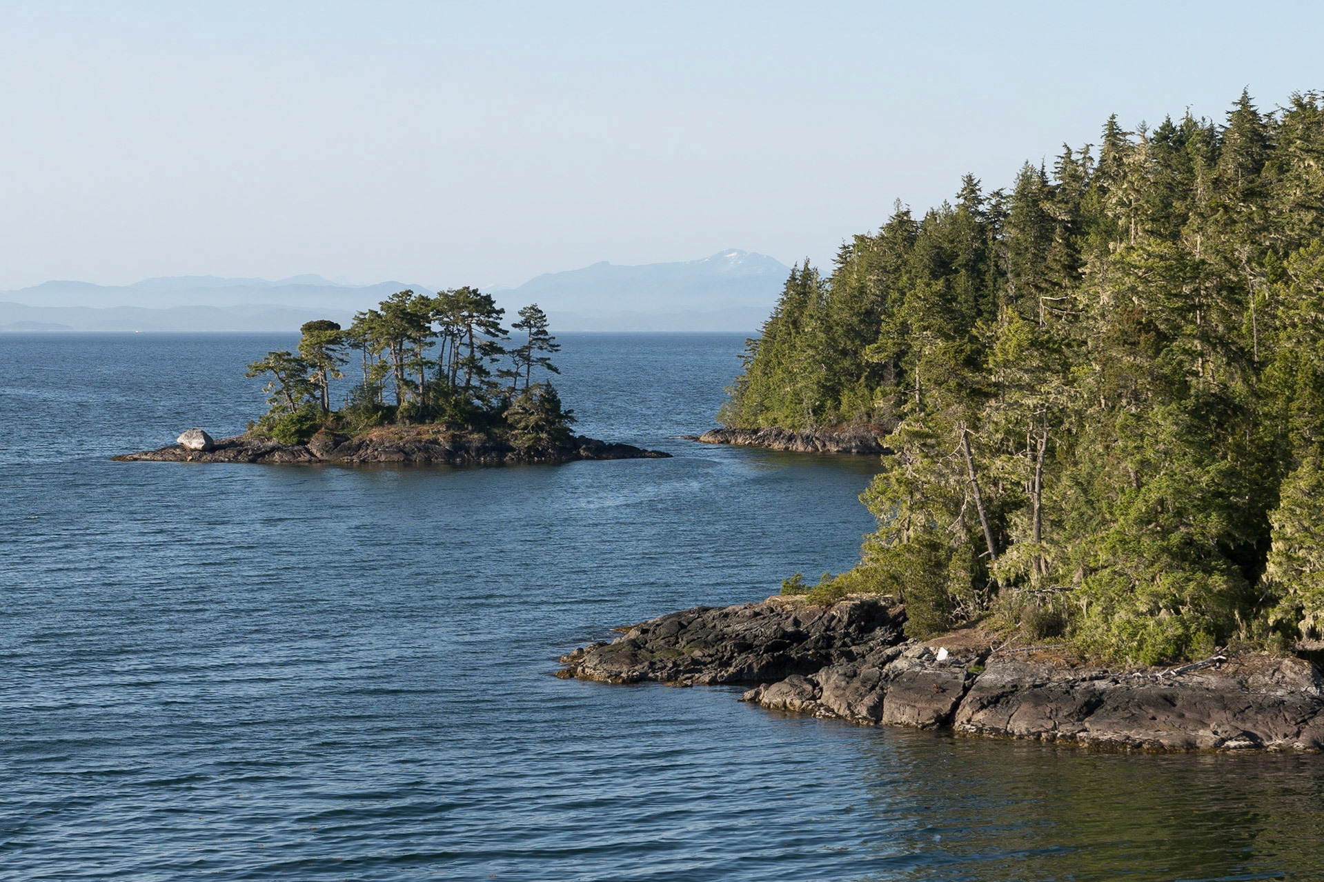 The Inside Passge, from Port Hardy to Prince Rupert.