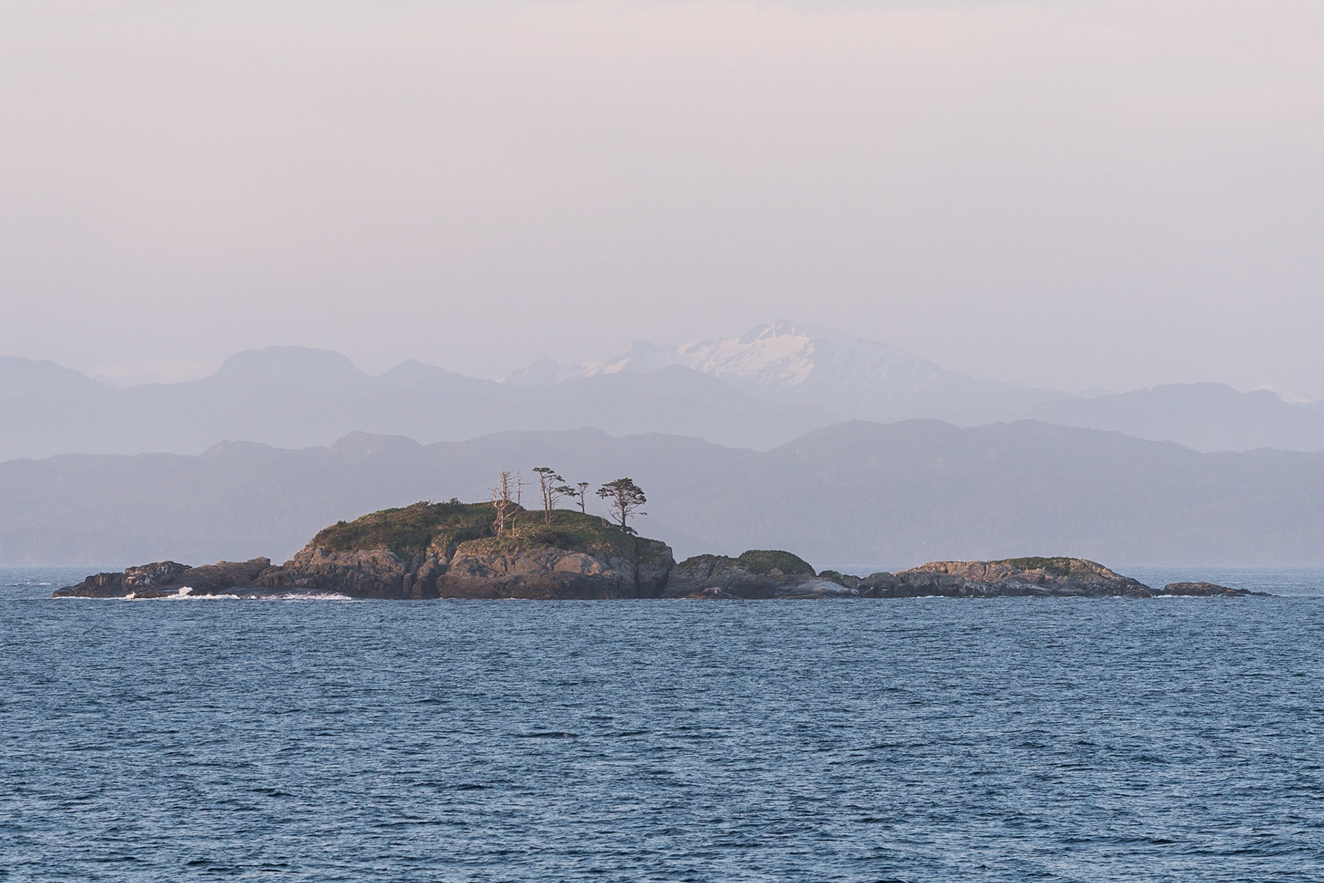 The Inside Passge, from Port Hardy to Prince Rupert.