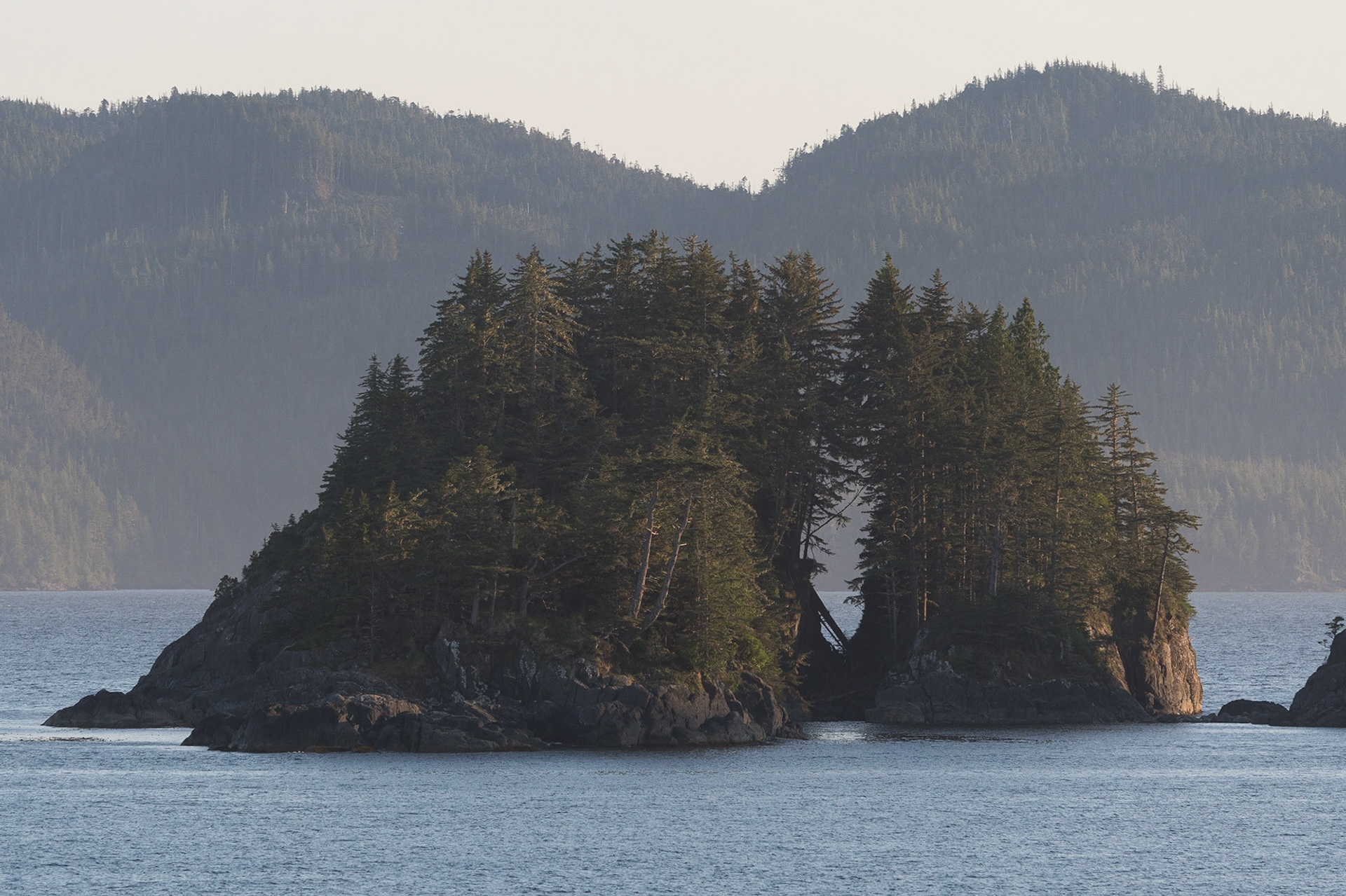 The Inside Passge, from Port Hardy to Prince Rupert.