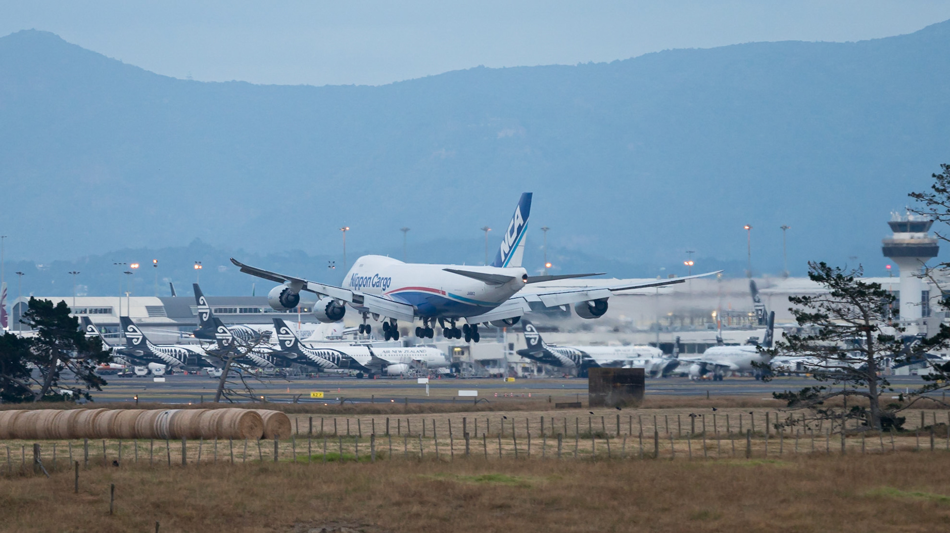 NCA Boeing 747-8F JA16KZ arriving in Auckland.