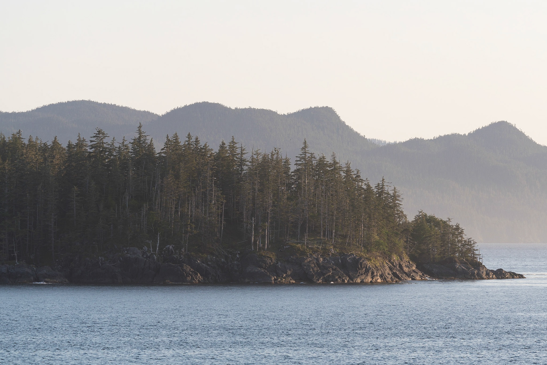 The Inside Passge, from Port Hardy to Prince Rupert.