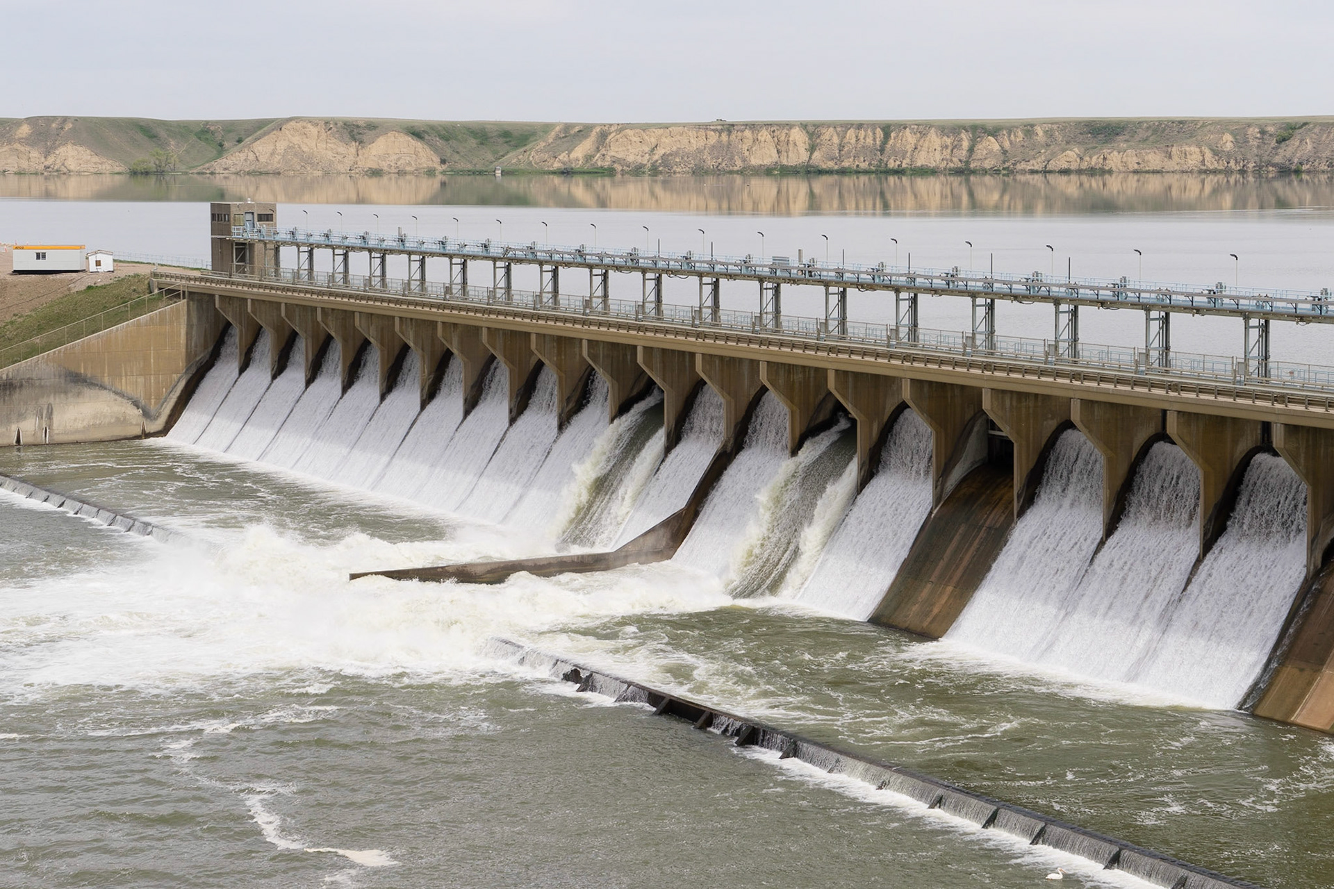 Dam on the Bow River, near Bassano AB