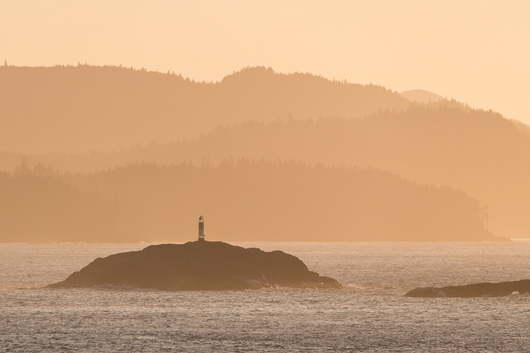 The Inside Passge, from Port Hardy to Prince Rupert.