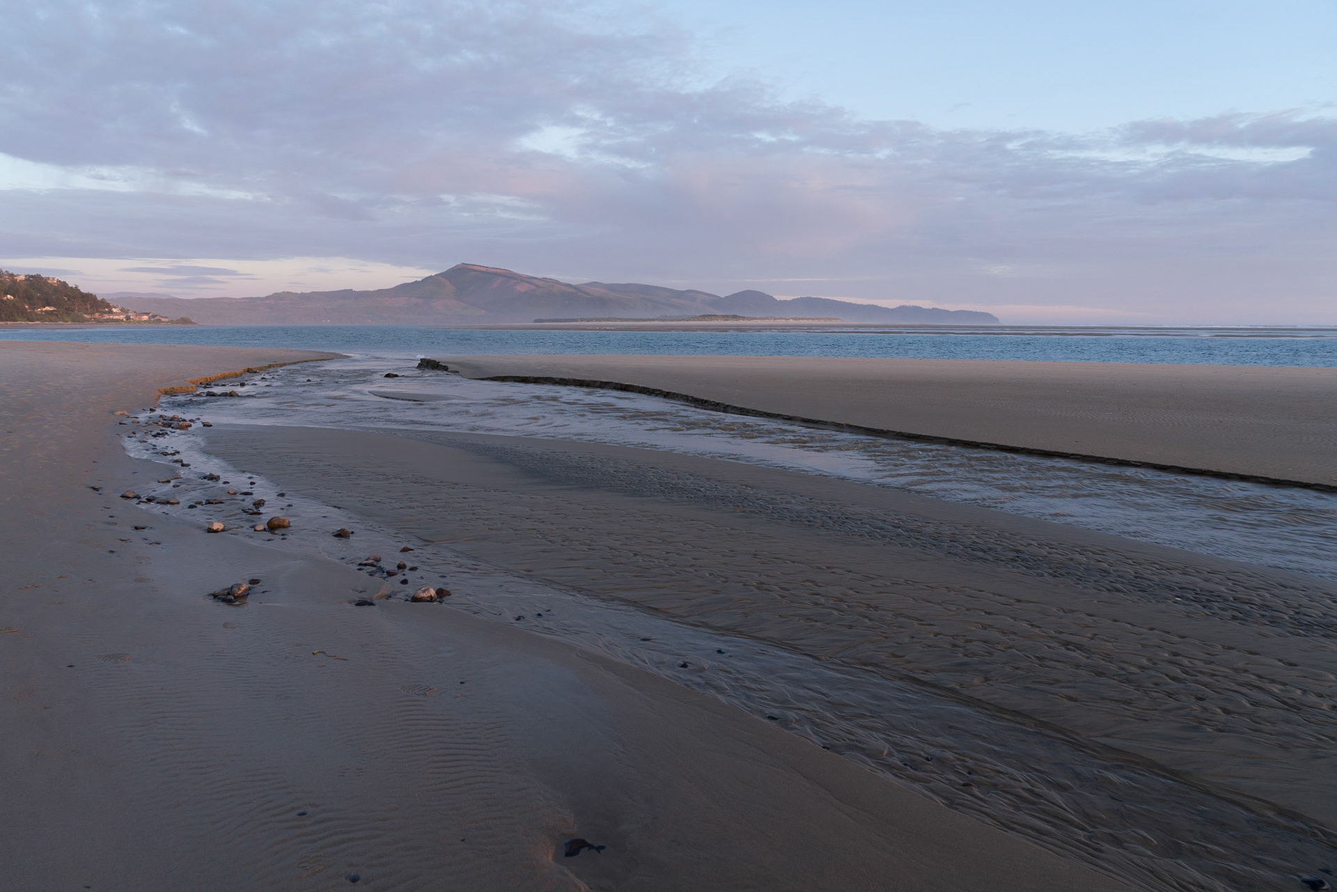 Evening clours at Oceanside, west of Tillamook OR.