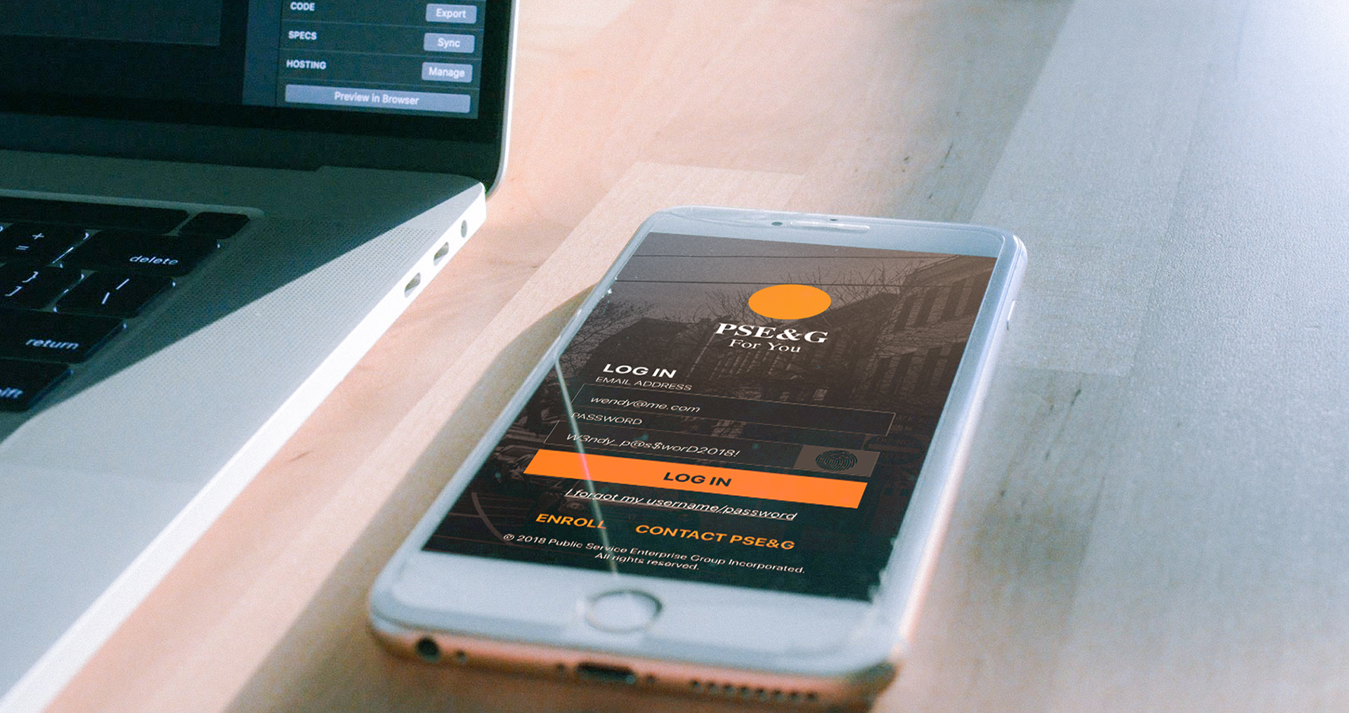 pseg for you splash page on iOS
