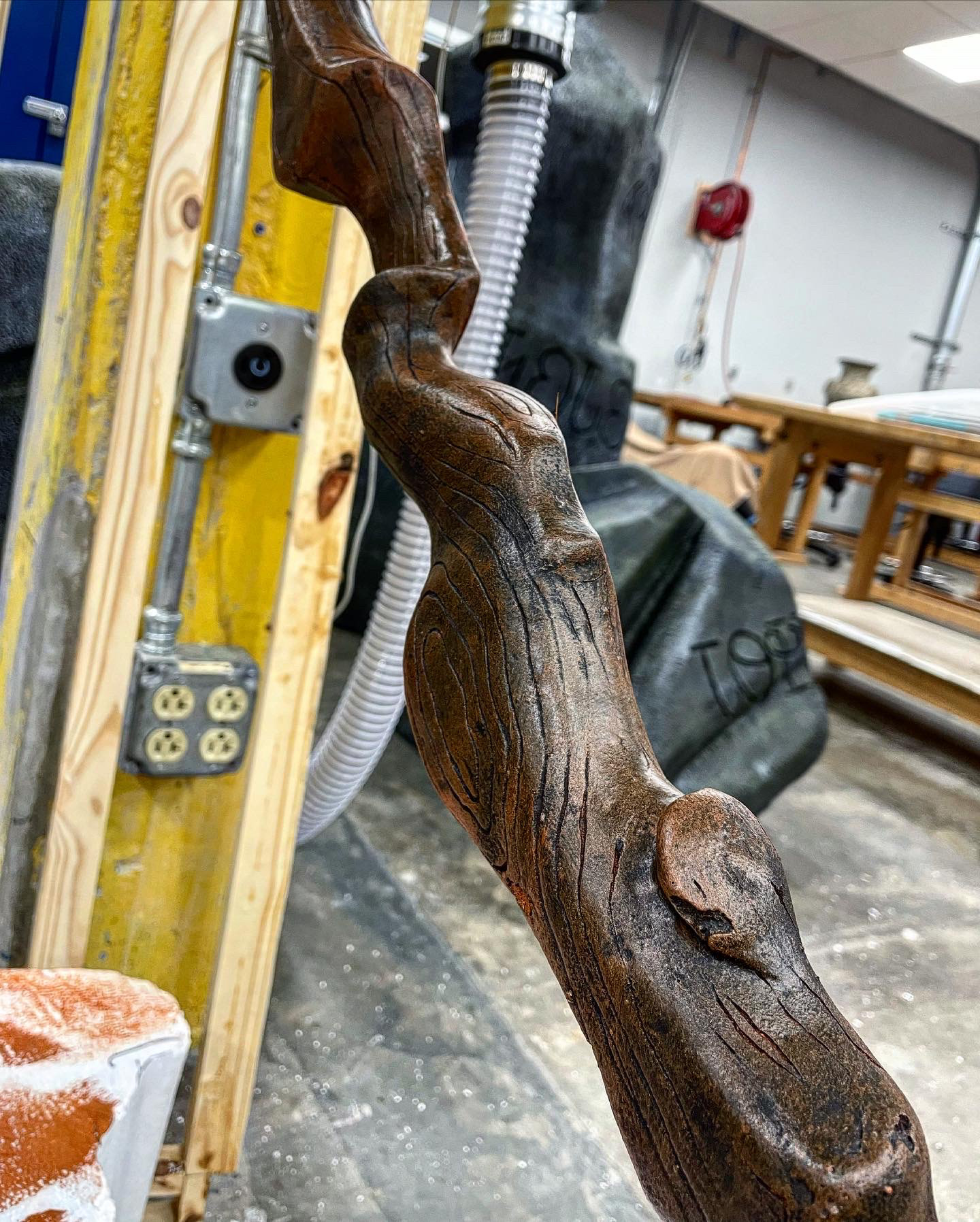 The Fail-not-bow - Wood core, Foam Sculpting, Epoxy Clay, and Paint.