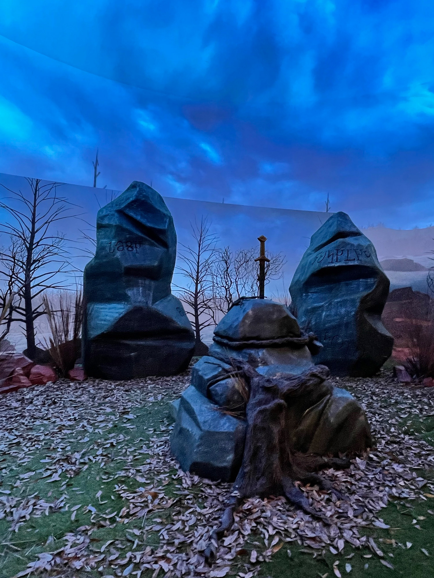 The Enchanted Forest - Foam Sculpting, Fiberglass, Bondo and Resin, Paint.