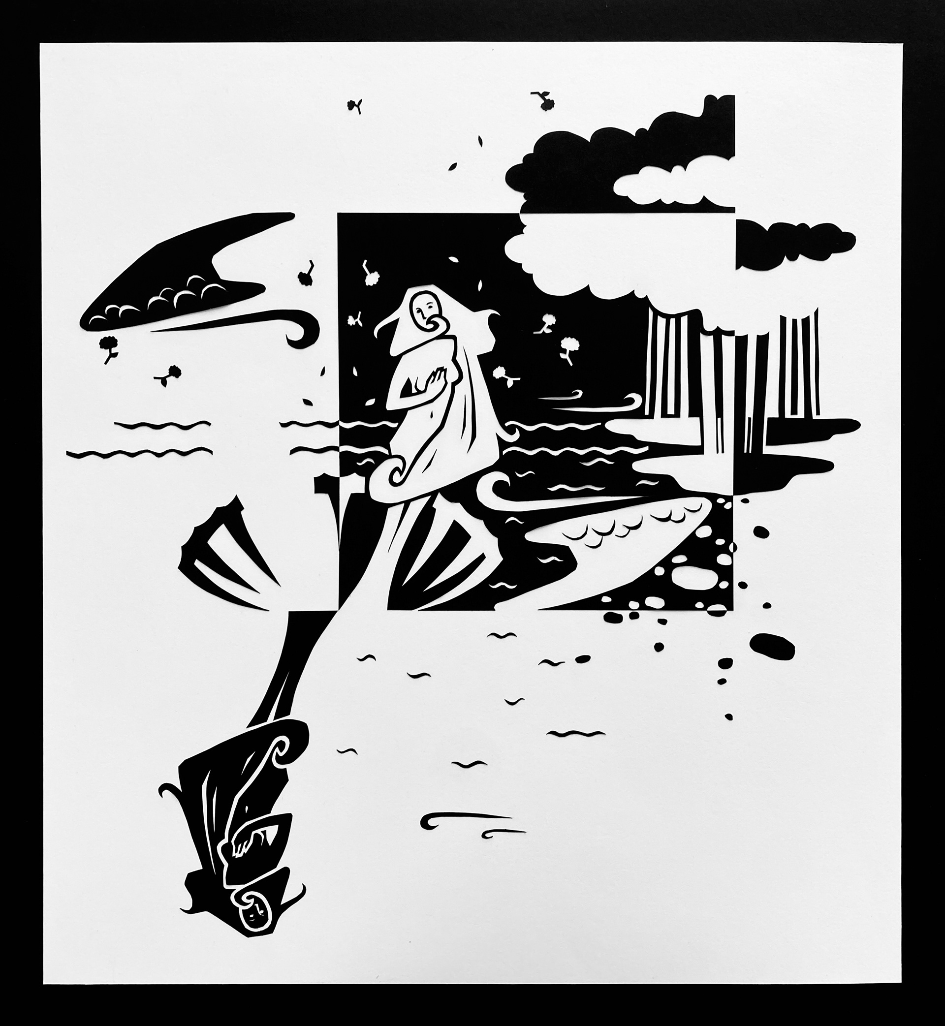 Notan | 2025 | Black Cardstock