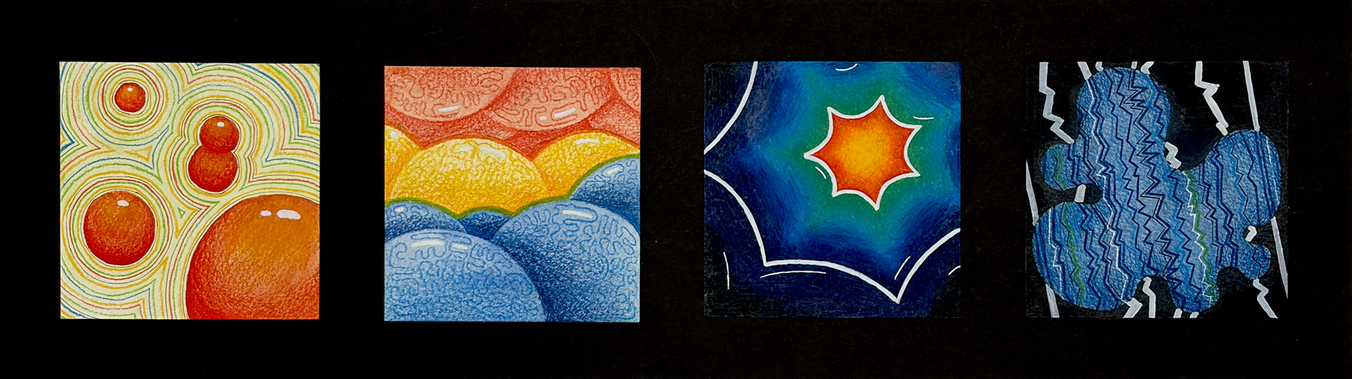 Non-Objective Story | 2025 | Watercolor, Colored Pencil