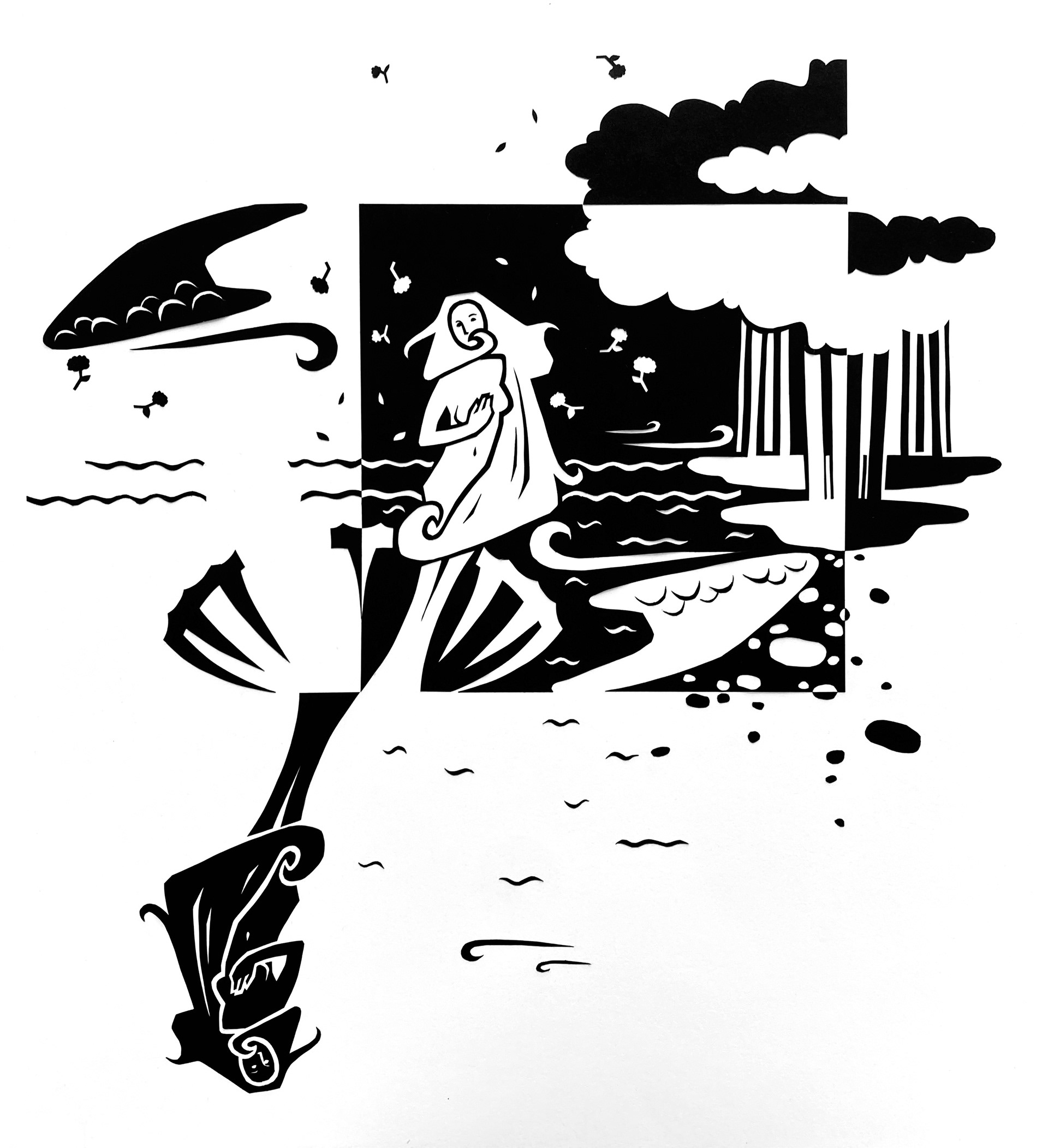 Notan | 2025 | Black Cardstock